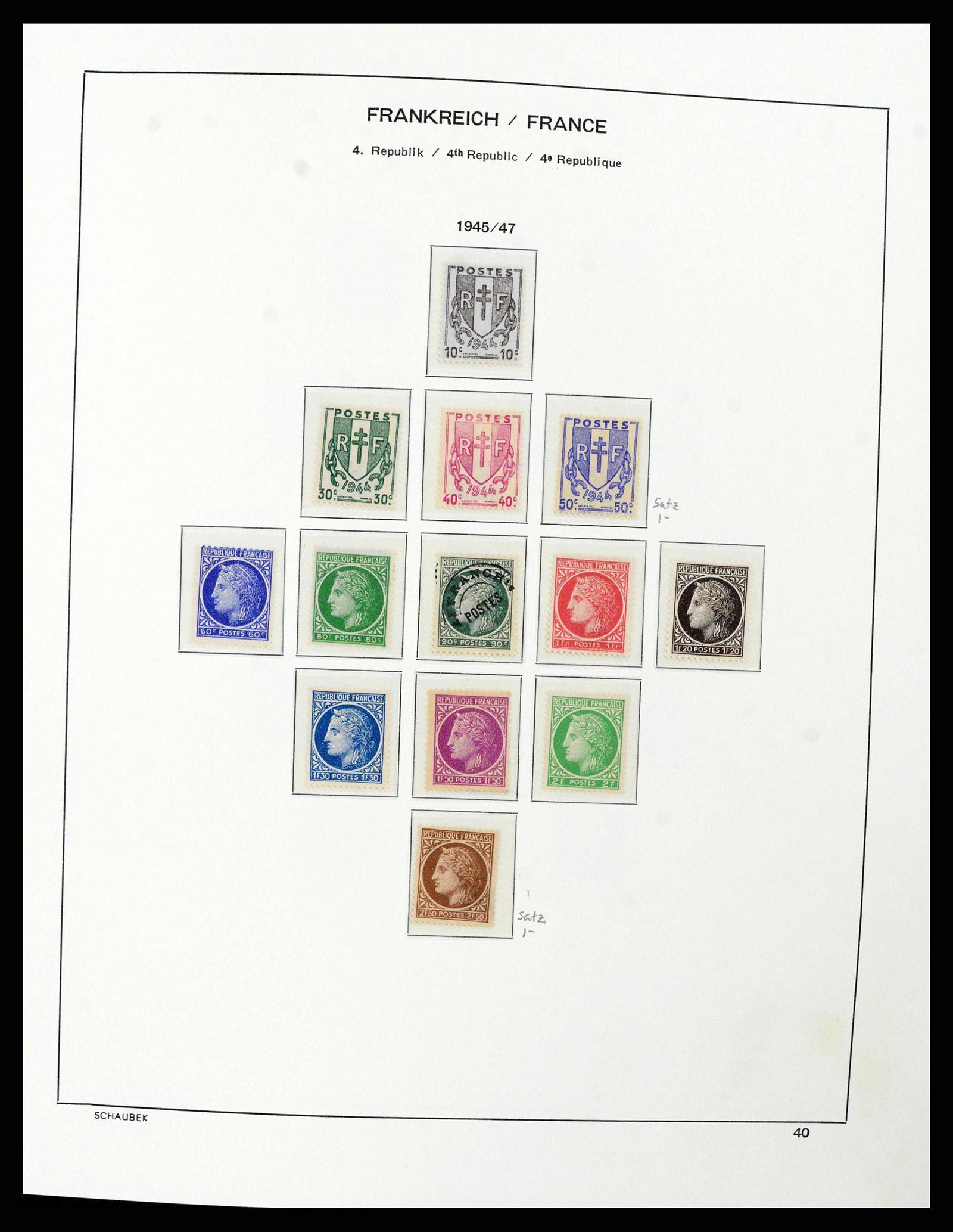 38380 0041 - Stamp collection 38380 France 1853-2004.