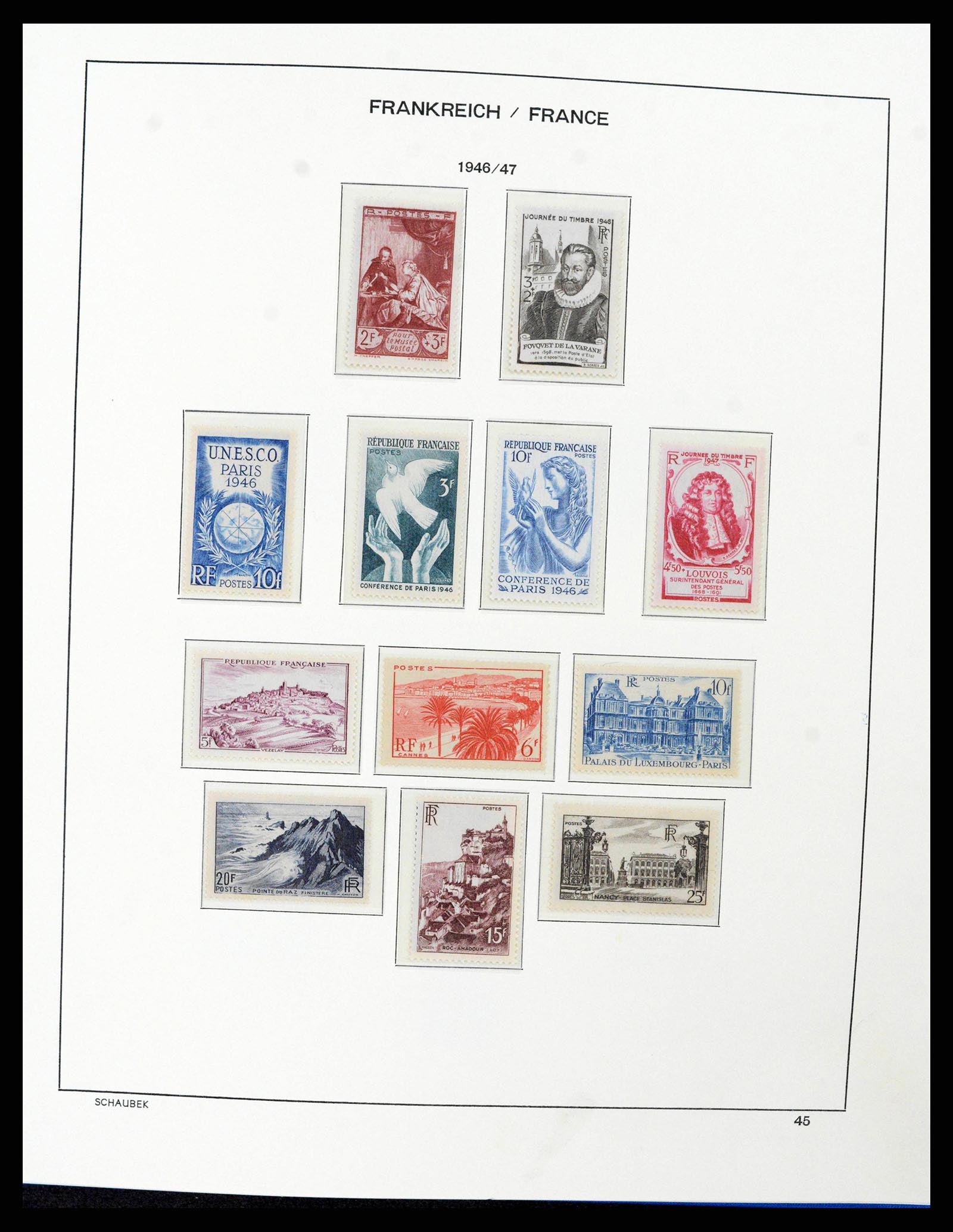 38380 0047 - Postzegelverzameling 38380 Frankrijk 1853-2004.