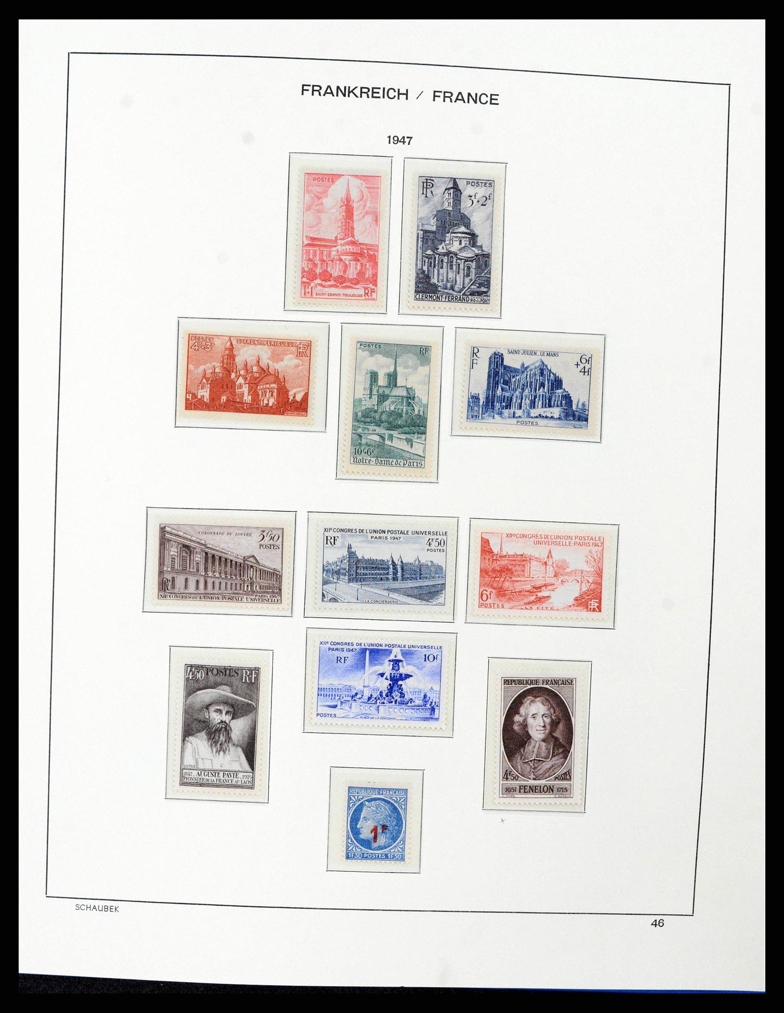 38380 0048 - Stamp collection 38380 France 1853-2004.