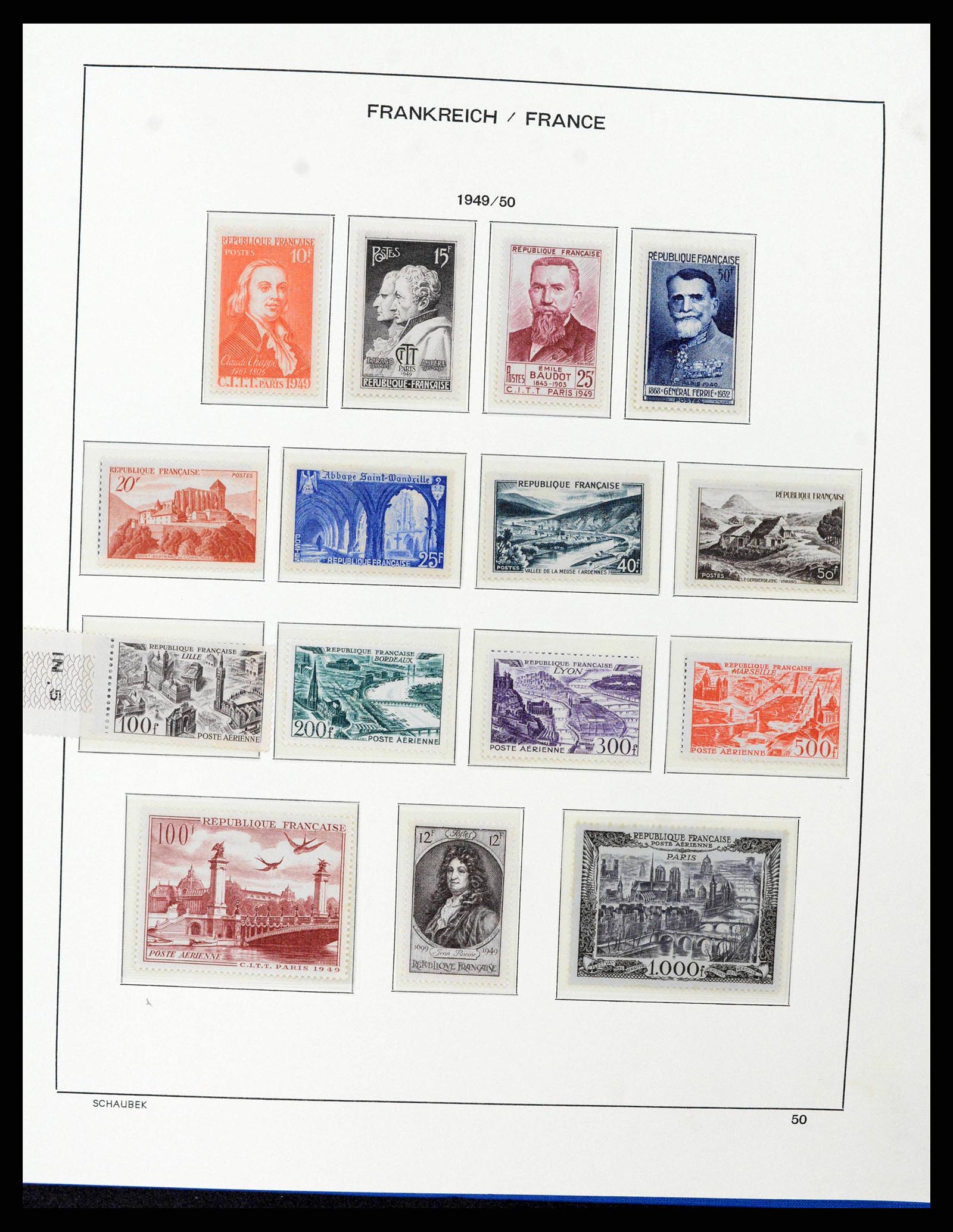 38380 0054 - Postzegelverzameling 38380 Frankrijk 1853-2004.