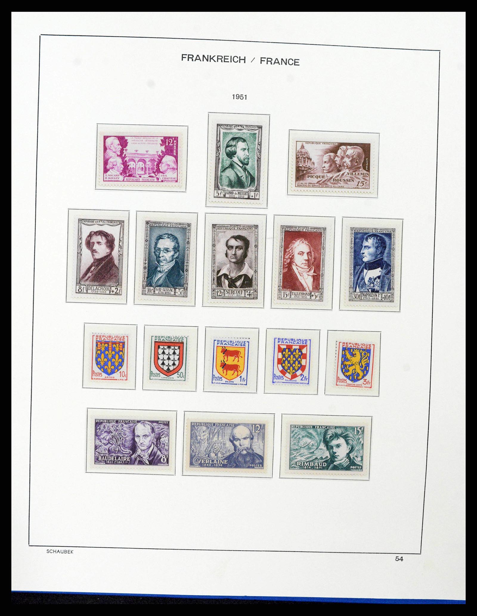 38380 0058 - Postzegelverzameling 38380 Frankrijk 1853-2004.
