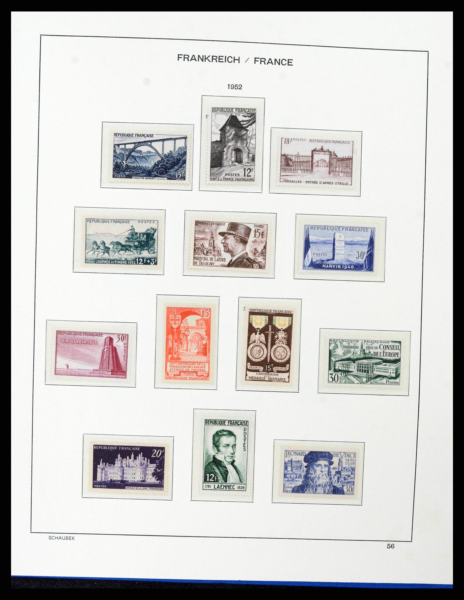 38380 0060 - Postzegelverzameling 38380 Frankrijk 1853-2004.