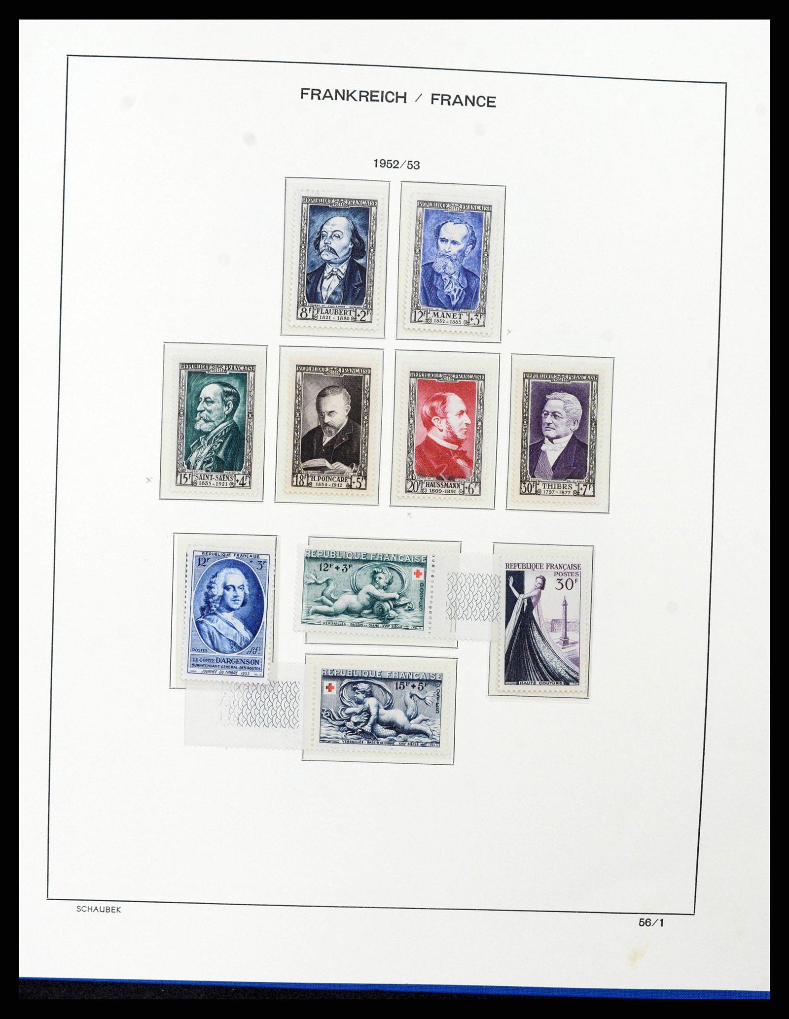 38380 0061 - Stamp collection 38380 France 1853-2004.