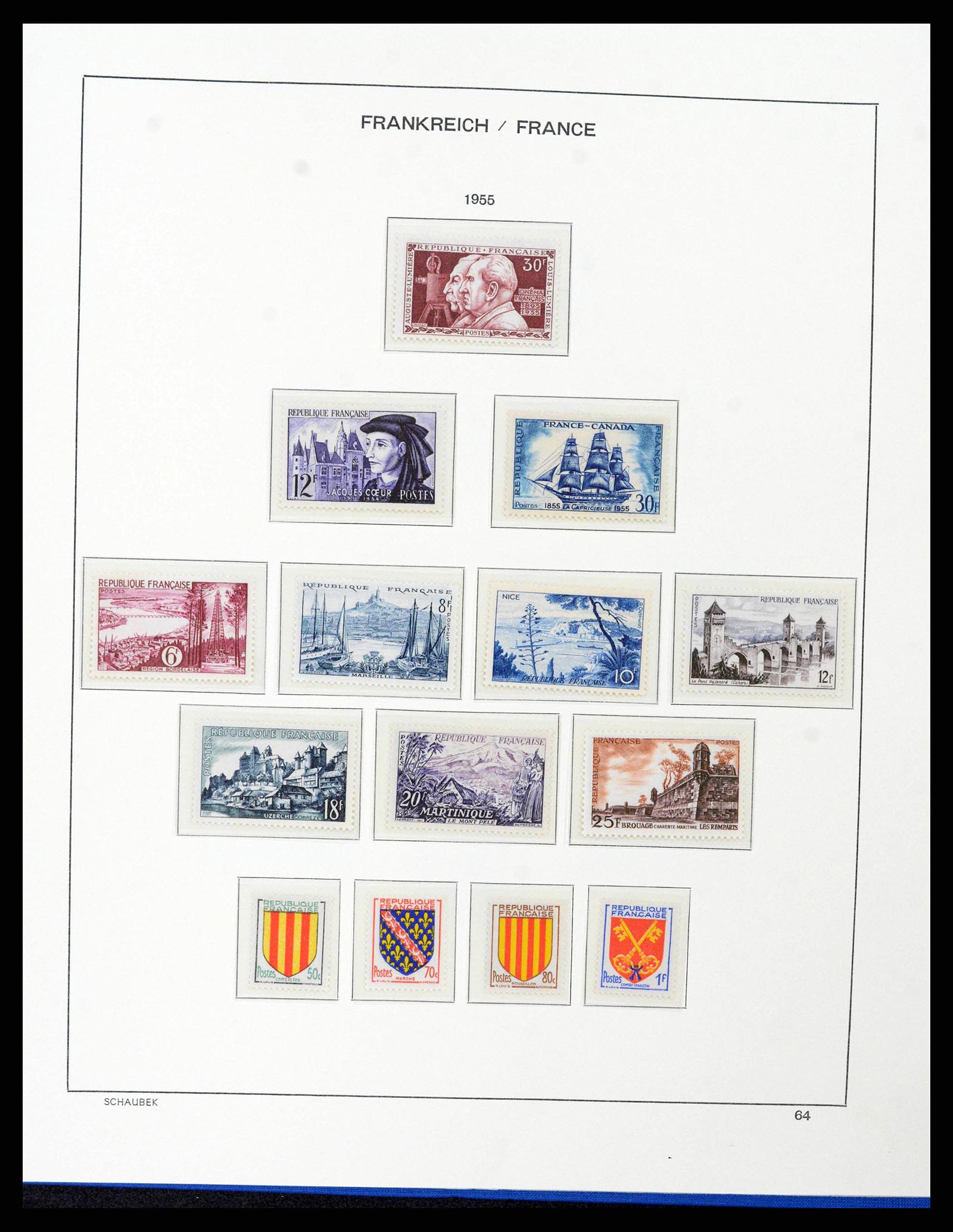 38380 0070 - Stamp collection 38380 France 1853-2004.
