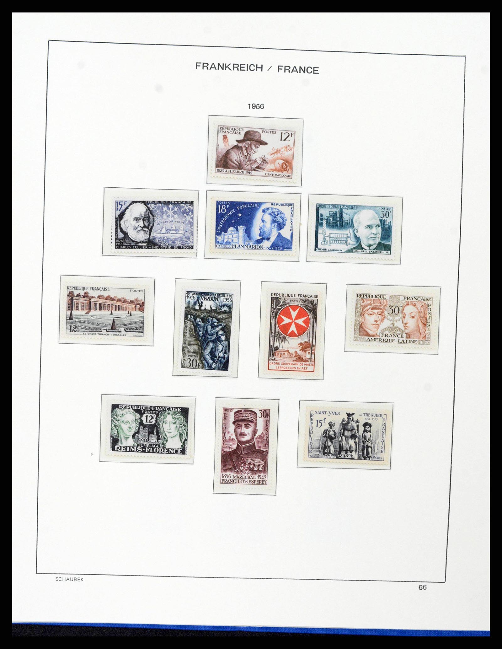 38380 0072 - Stamp collection 38380 France 1853-2004.