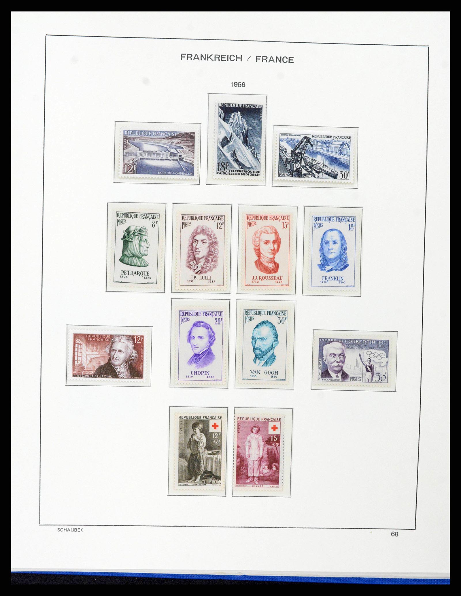 38380 0074 - Stamp collection 38380 France 1853-2004.