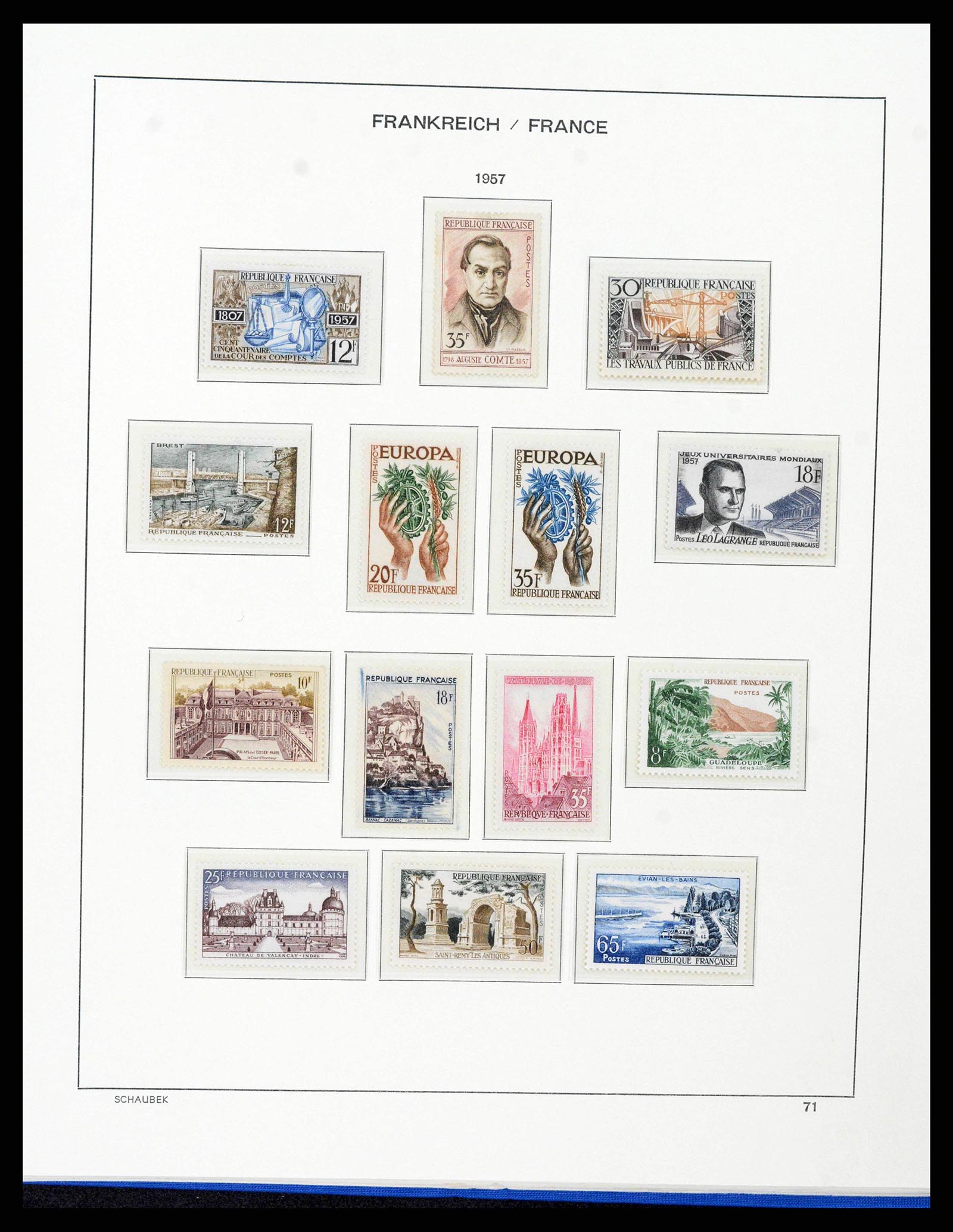 38380 0077 - Stamp collection 38380 France 1853-2004.