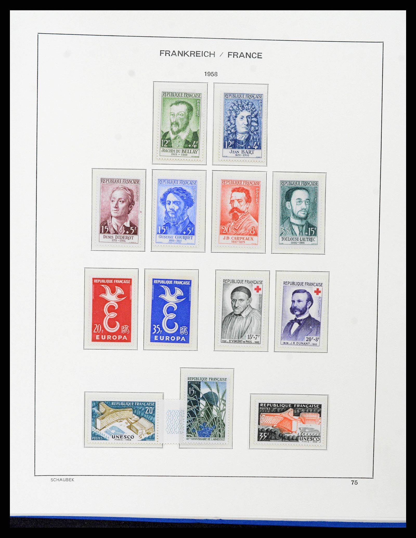38380 0081 - Stamp collection 38380 France 1853-2004.