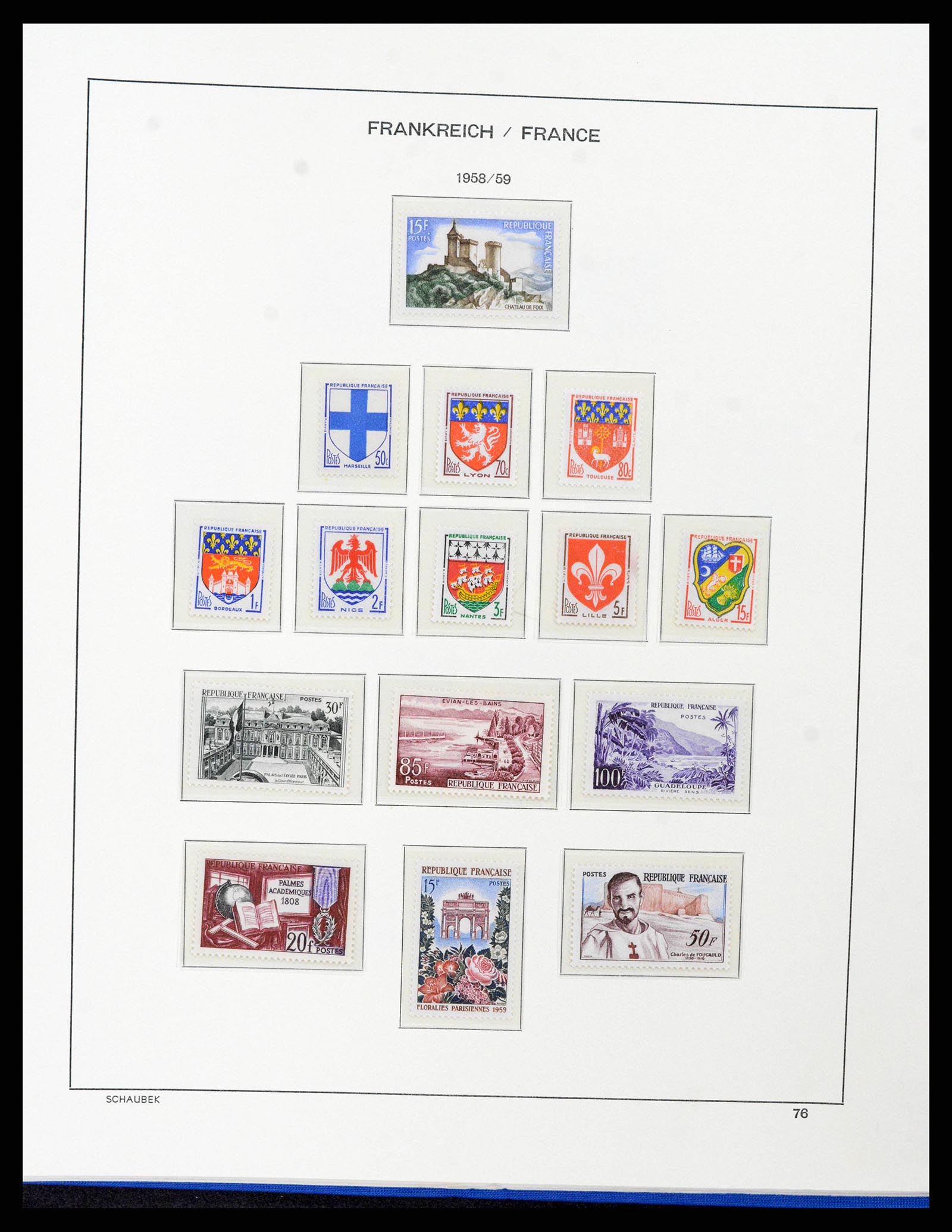 38380 0082 - Stamp collection 38380 France 1853-2004.