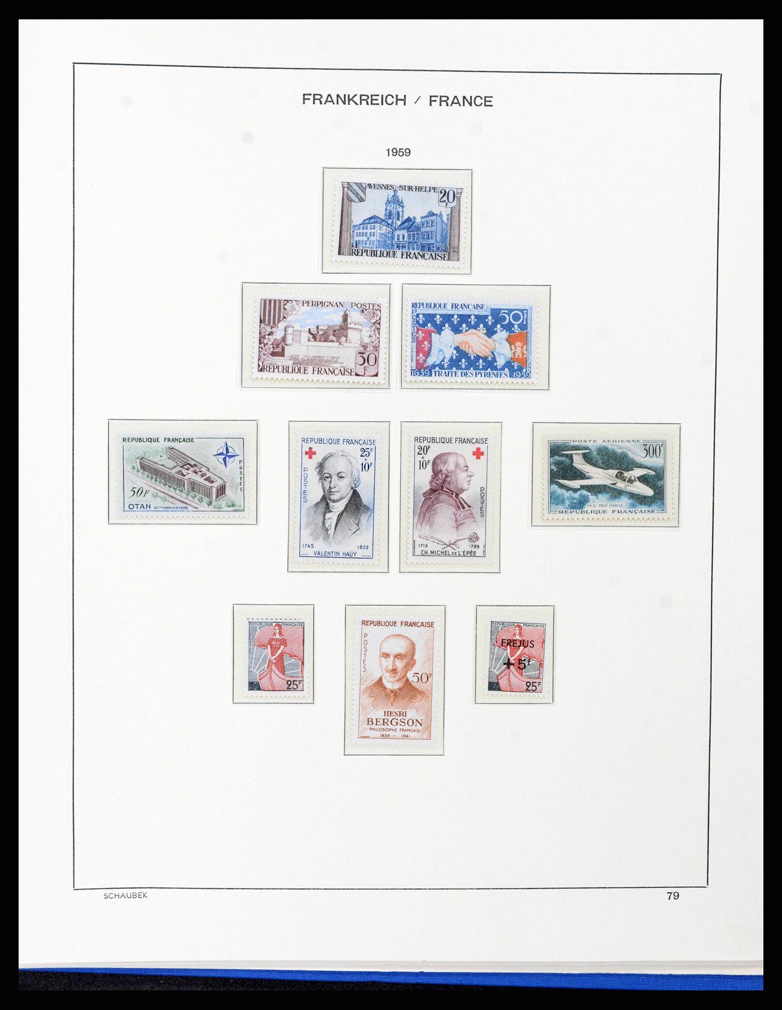 38380 0085 - Stamp collection 38380 France 1853-2004.