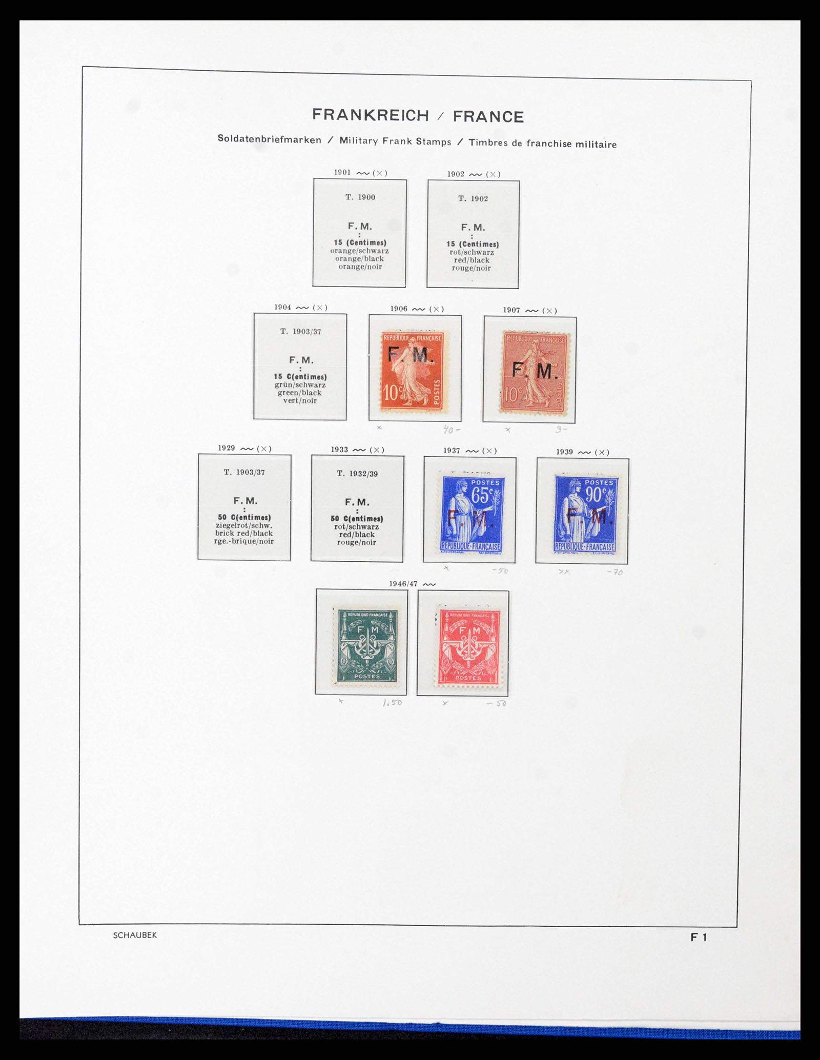 38380 0091 - Stamp collection 38380 France 1853-2004.