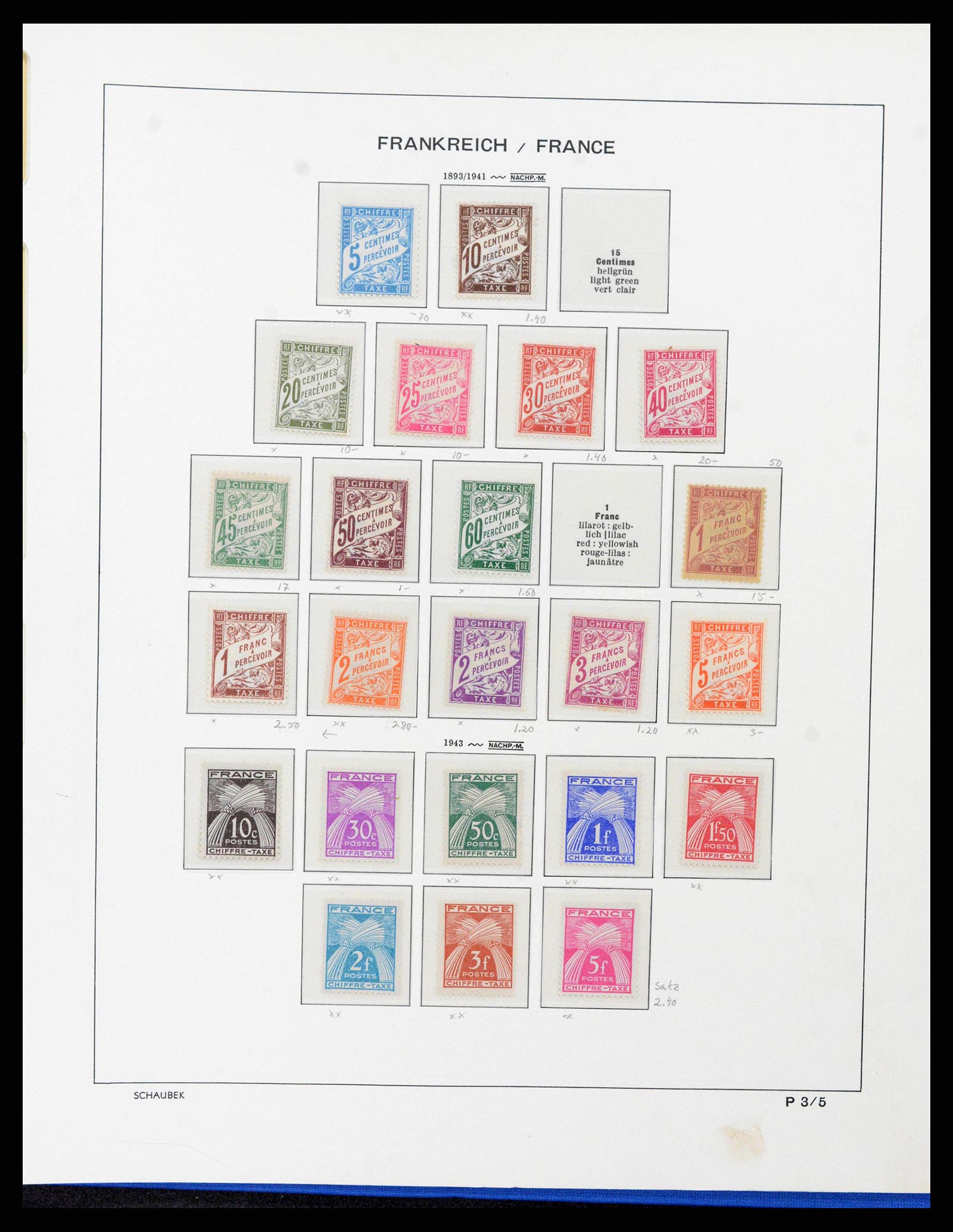 38380 0095 - Stamp collection 38380 France 1853-2004.