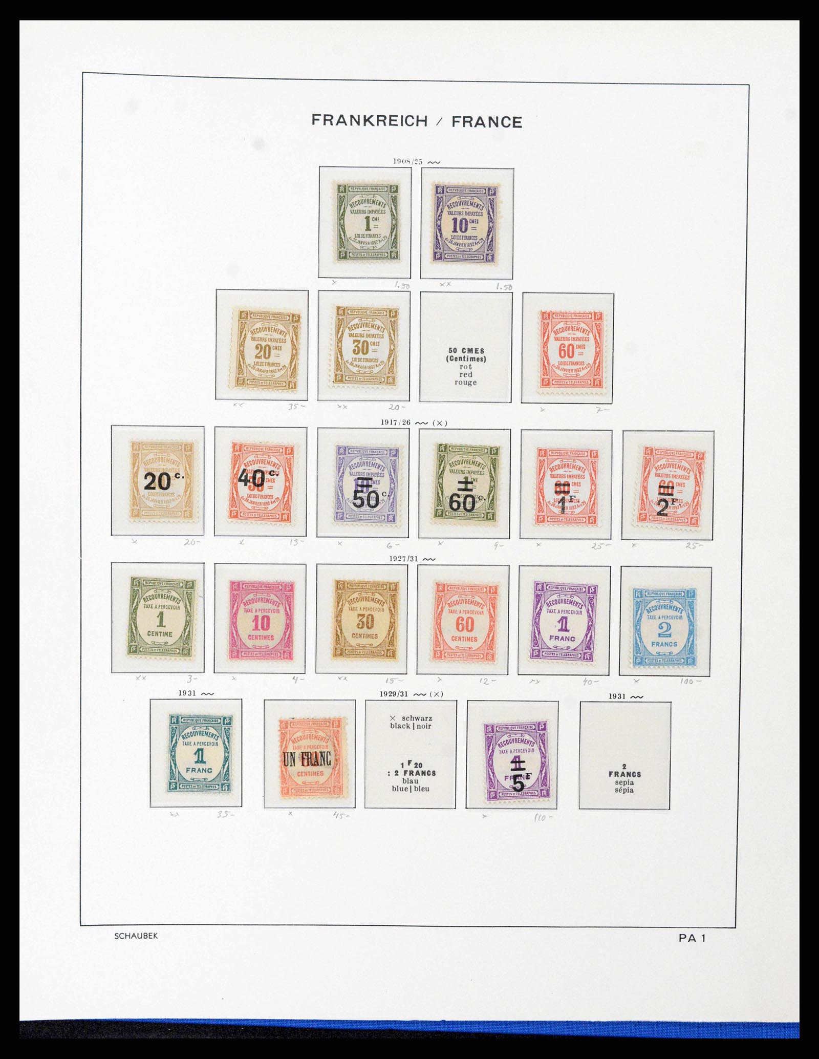 38380 0098 - Stamp collection 38380 France 1853-2004.