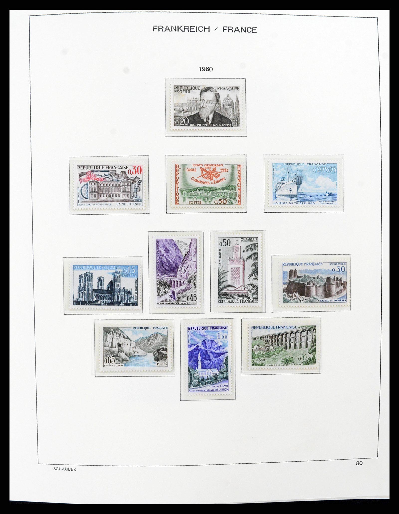 38380 0099 - Stamp collection 38380 France 1853-2004.