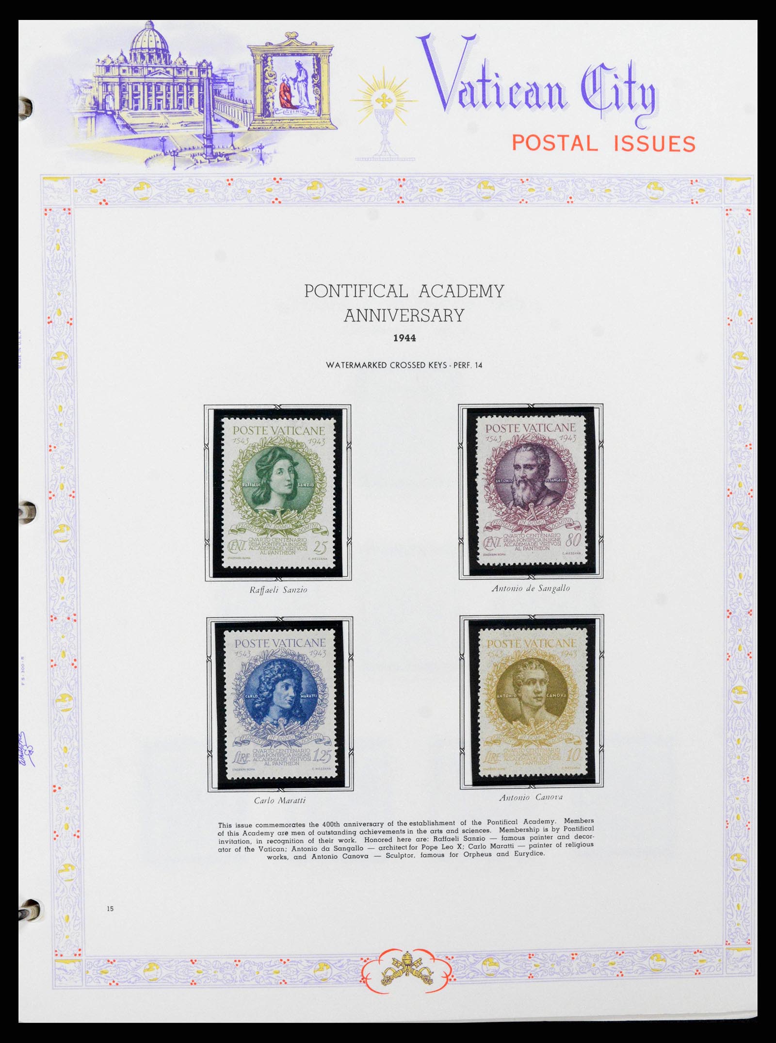 38381 0015 - Stamp collection 38381 Vatican complete 1929-2020!!