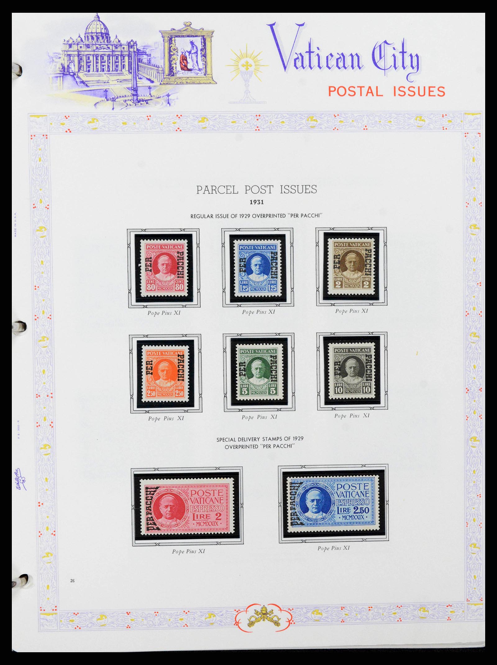 38381 0025 - Stamp collection 38381 Vatican complete 1929-2020!!