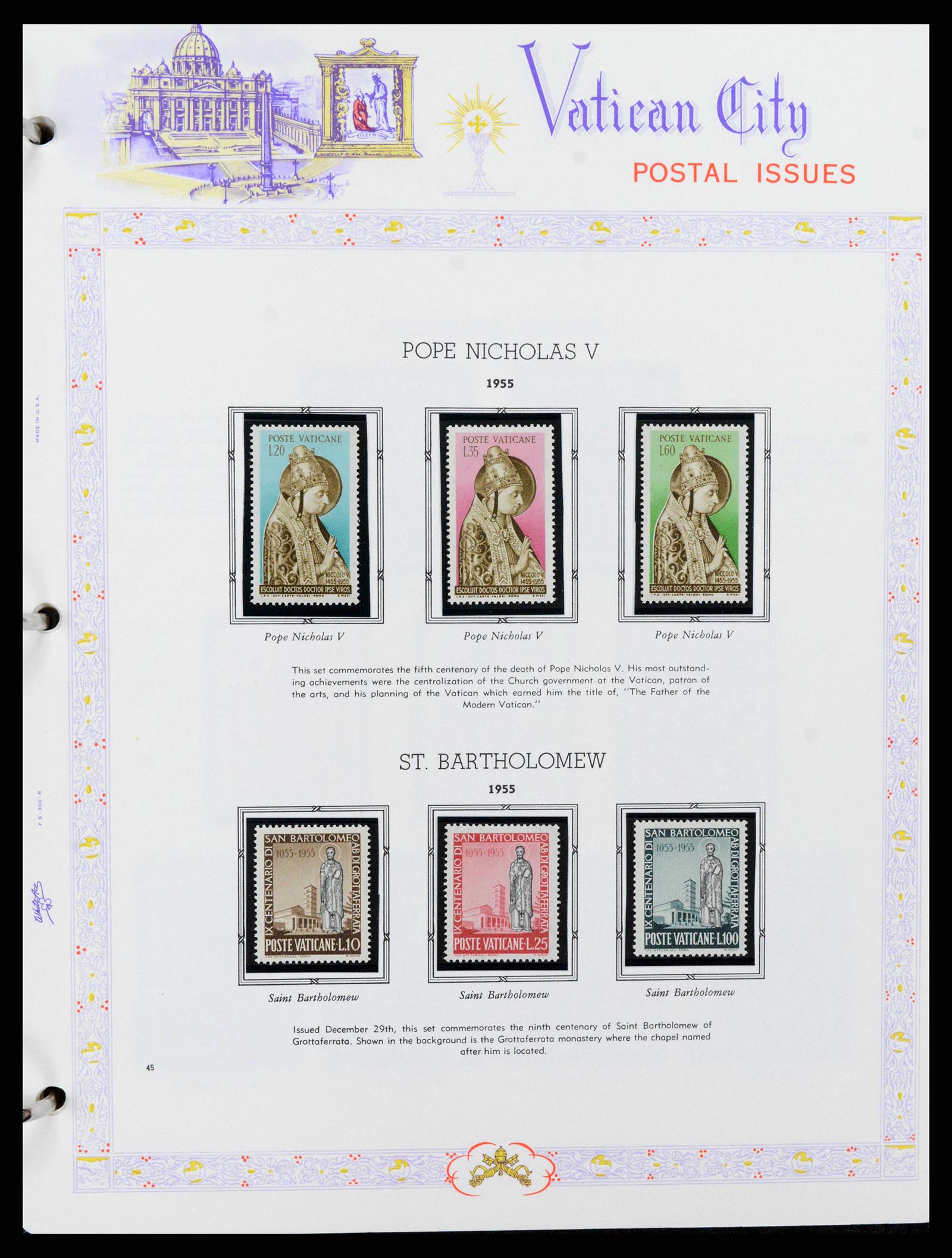 38381 0044 - Stamp collection 38381 Vatican complete 1929-2020!!