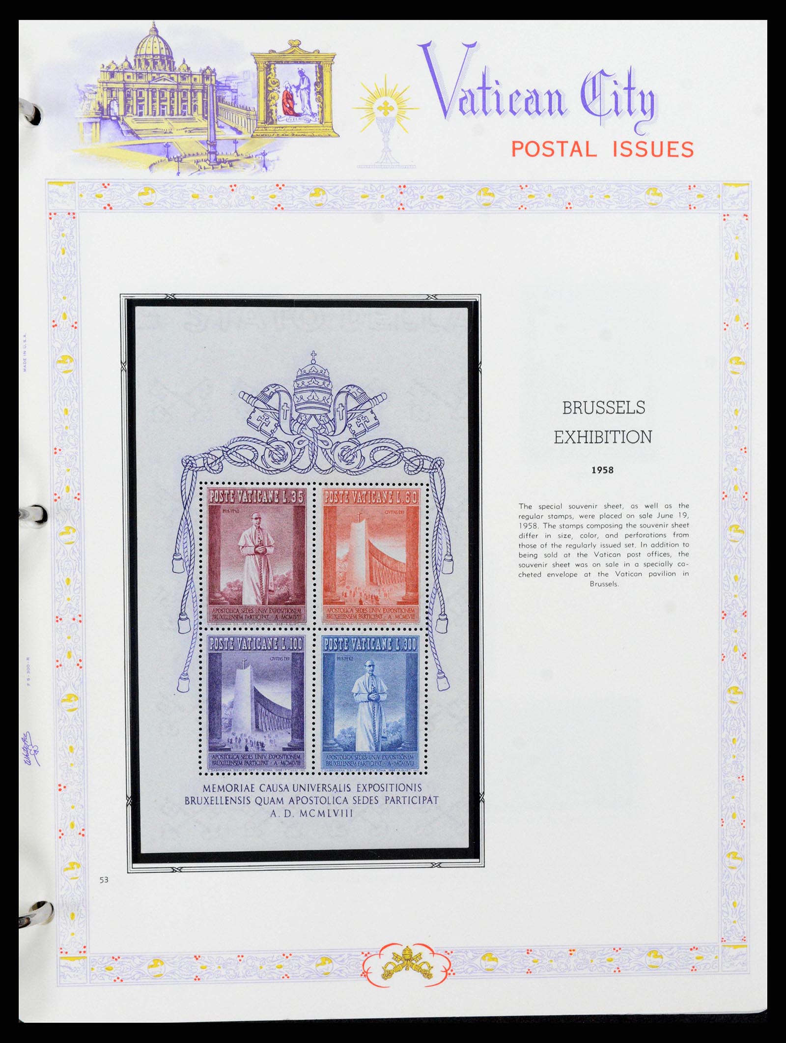 38381 0052 - Stamp collection 38381 Vatican complete 1929-2020!!