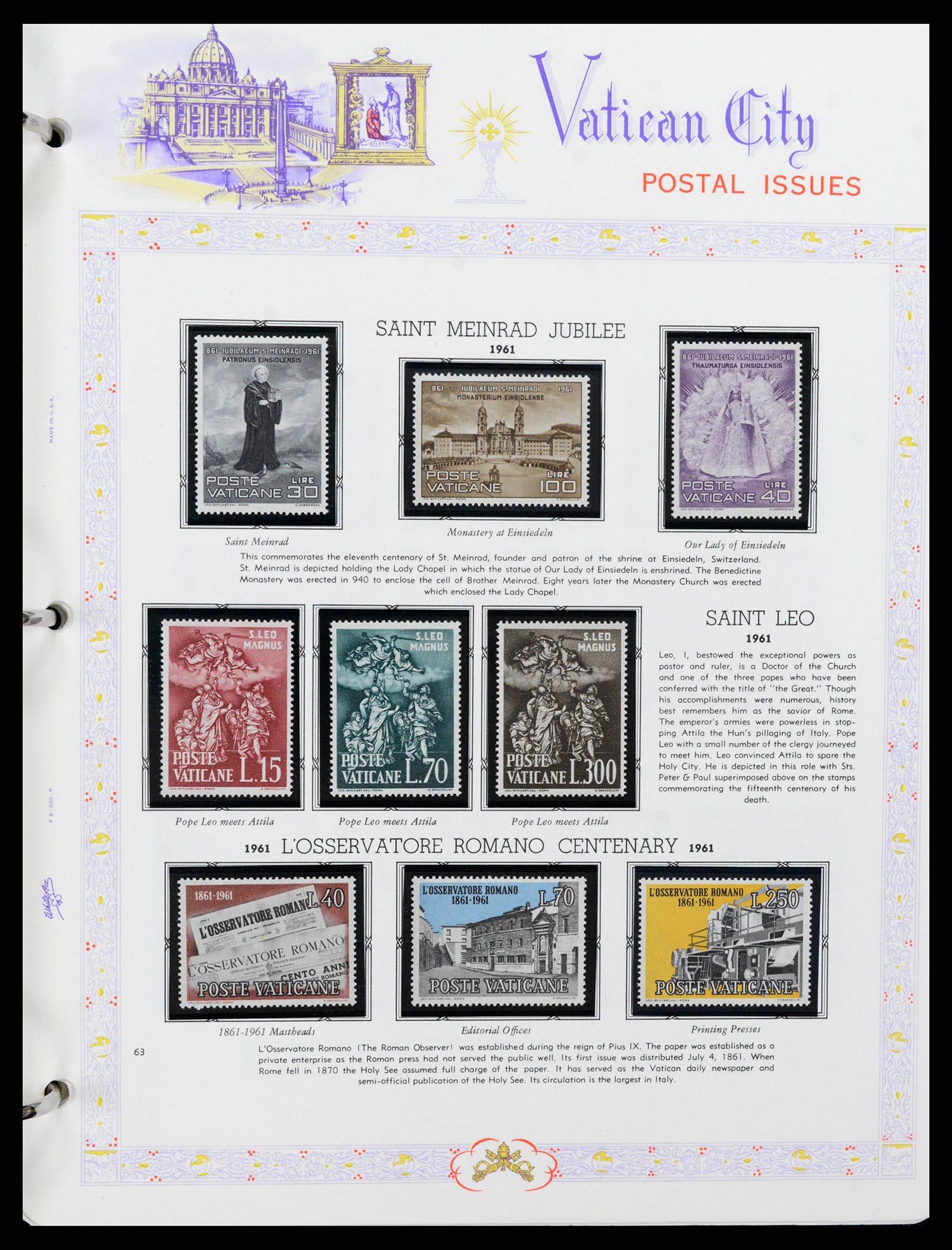 38381 0062 - Stamp collection 38381 Vatican complete 1929-2020!!