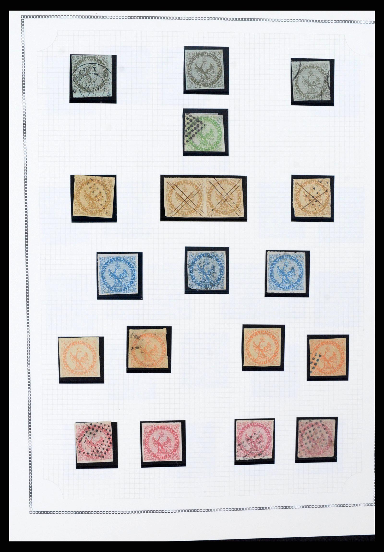 38385 0002 - Postzegelverzameling 38385 Franse koloniën superverzameling 1859-1975