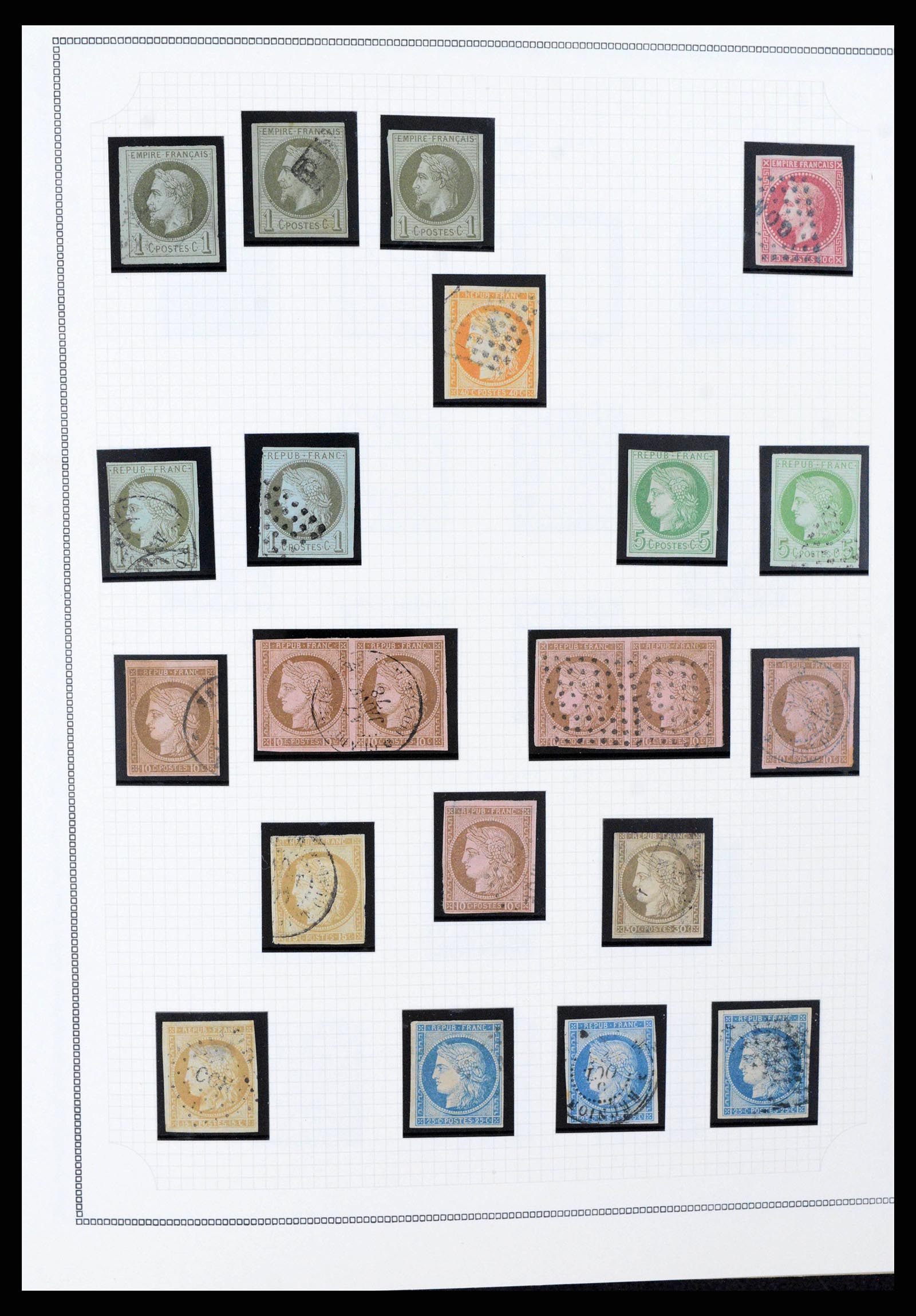 38385 0003 - Postzegelverzameling 38385 Franse koloniën superverzameling 1859-1975
