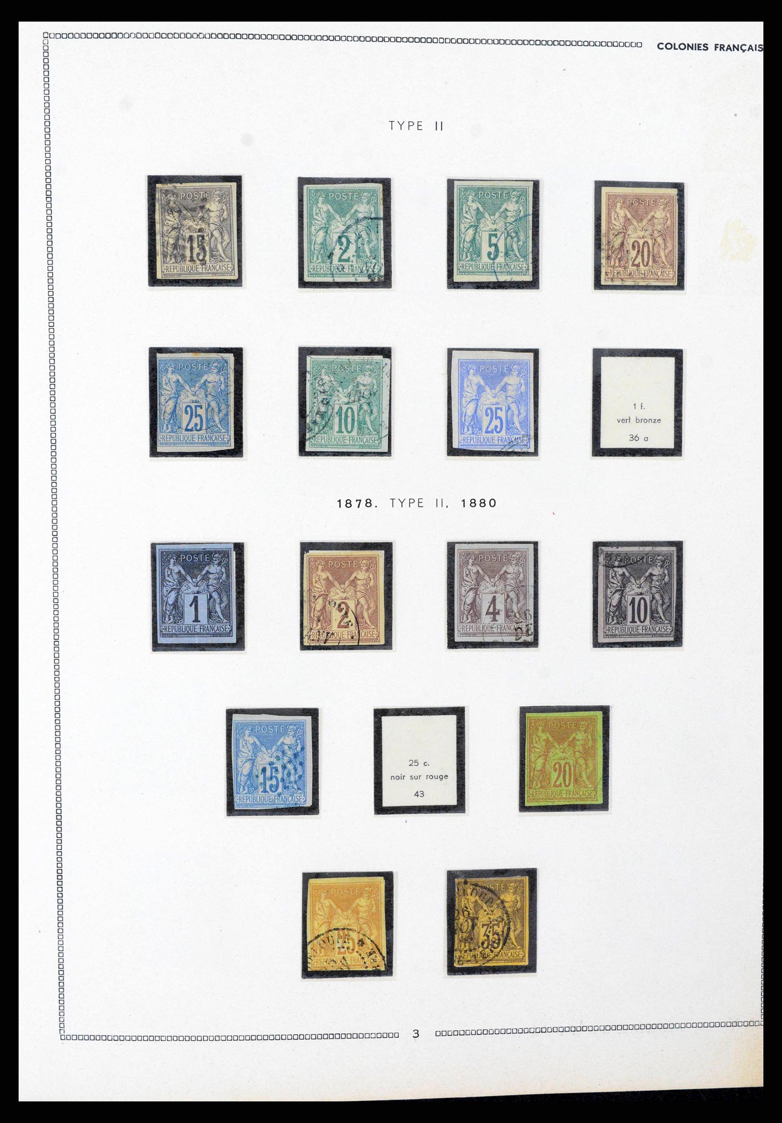 38385 0005 - Postzegelverzameling 38385 Franse koloniën superverzameling 1859-1975