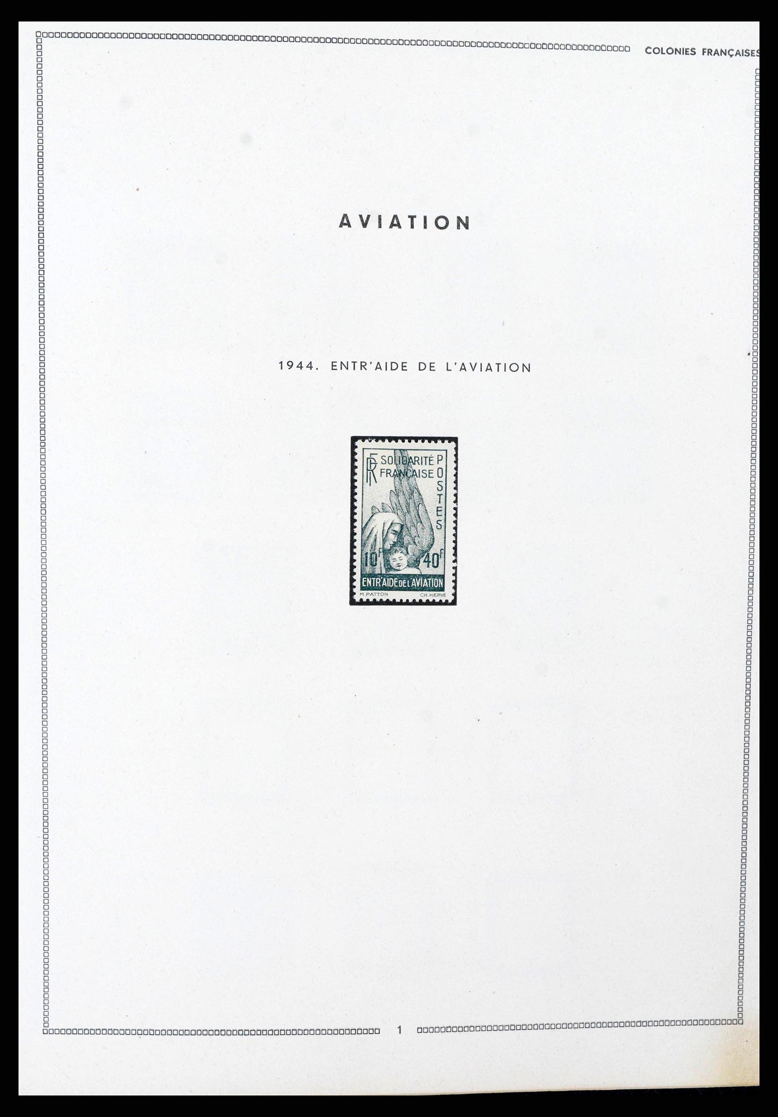 38385 0012 - Postzegelverzameling 38385 Franse koloniën superverzameling 1859-1975