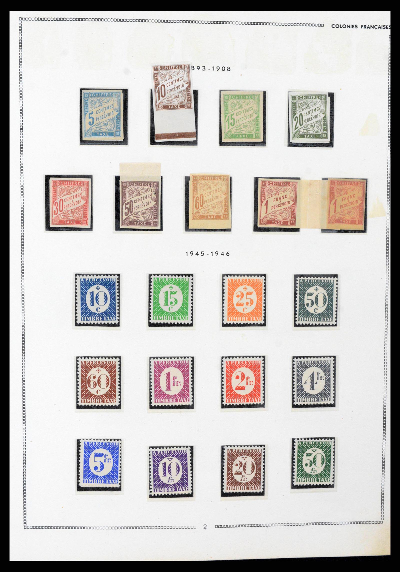 38385 0015 - Postzegelverzameling 38385 Franse koloniën superverzameling 1859-1975