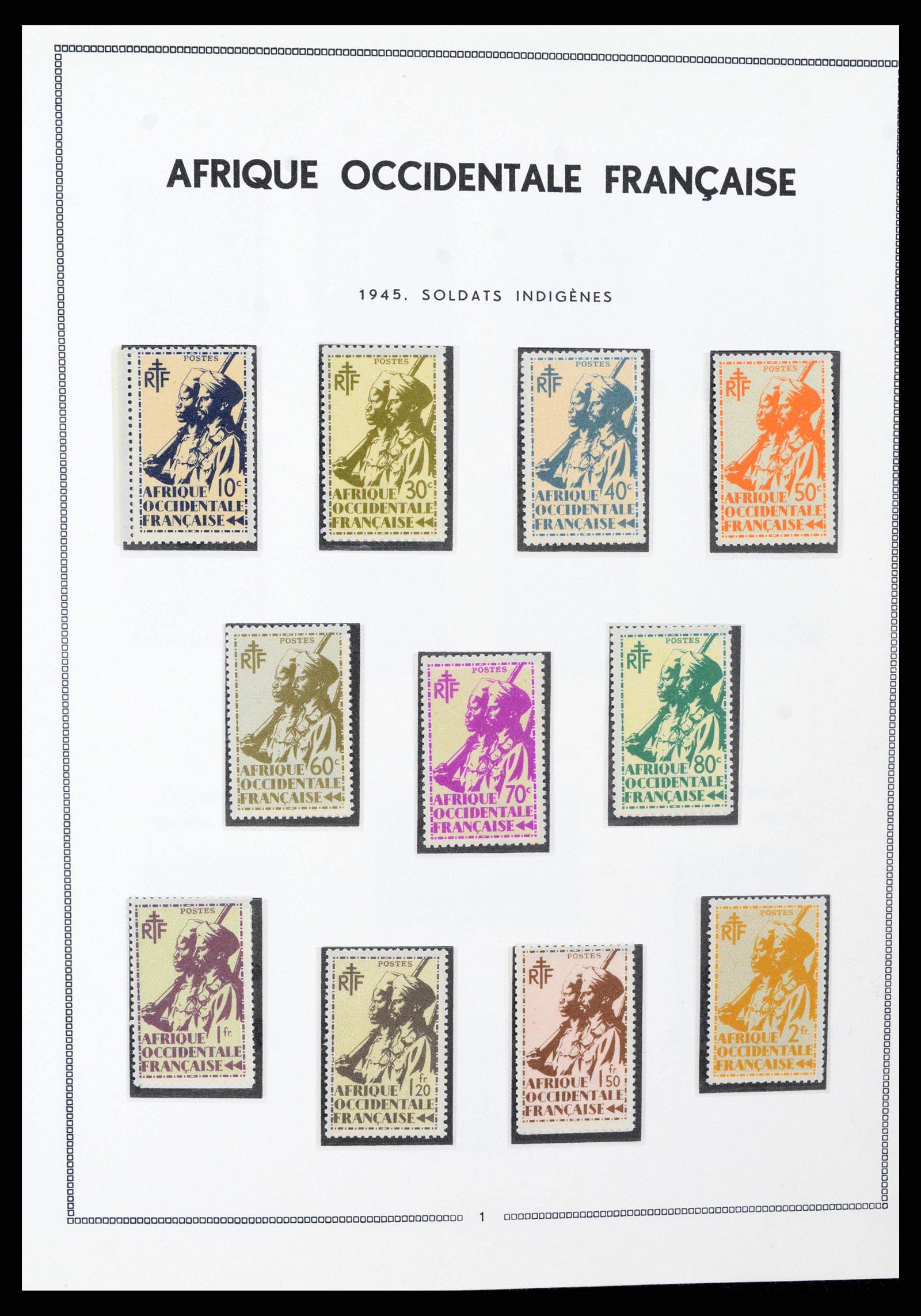 38385 0018 - Postzegelverzameling 38385 Franse koloniën superverzameling 1859-1975