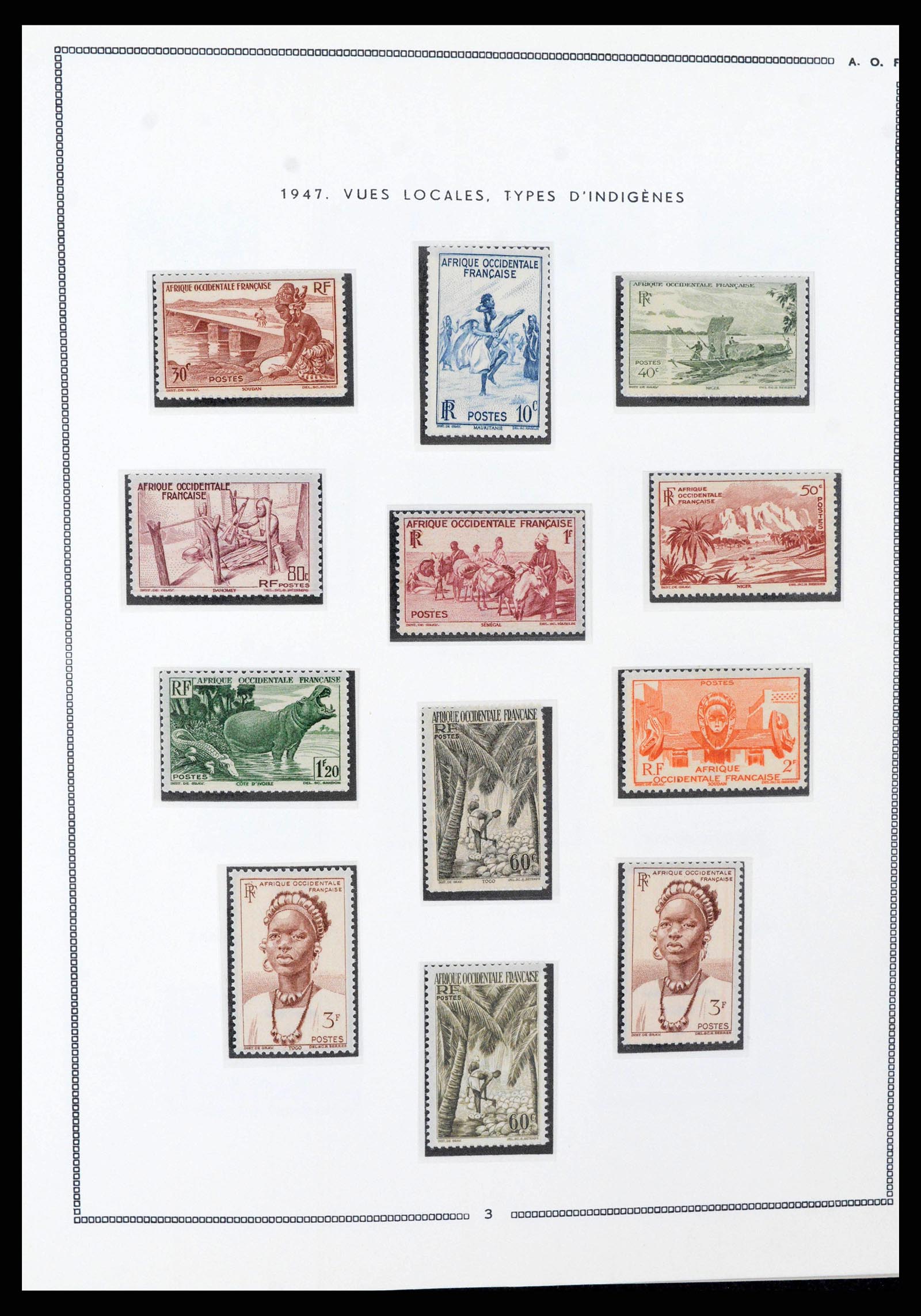 38385 0020 - Postzegelverzameling 38385 Franse koloniën superverzameling 1859-1975