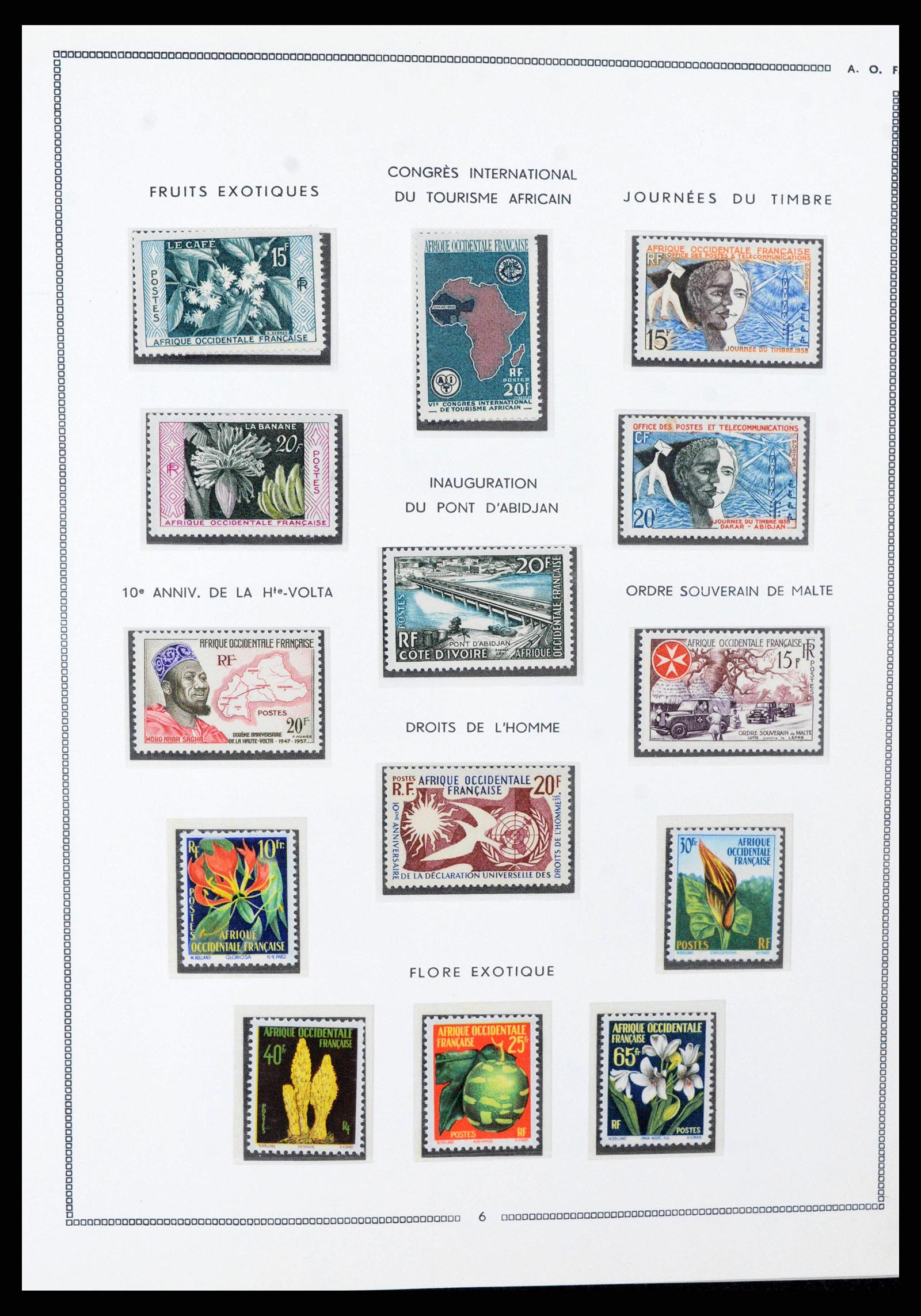 38385 0023 - Postzegelverzameling 38385 Franse koloniën superverzameling 1859-1975