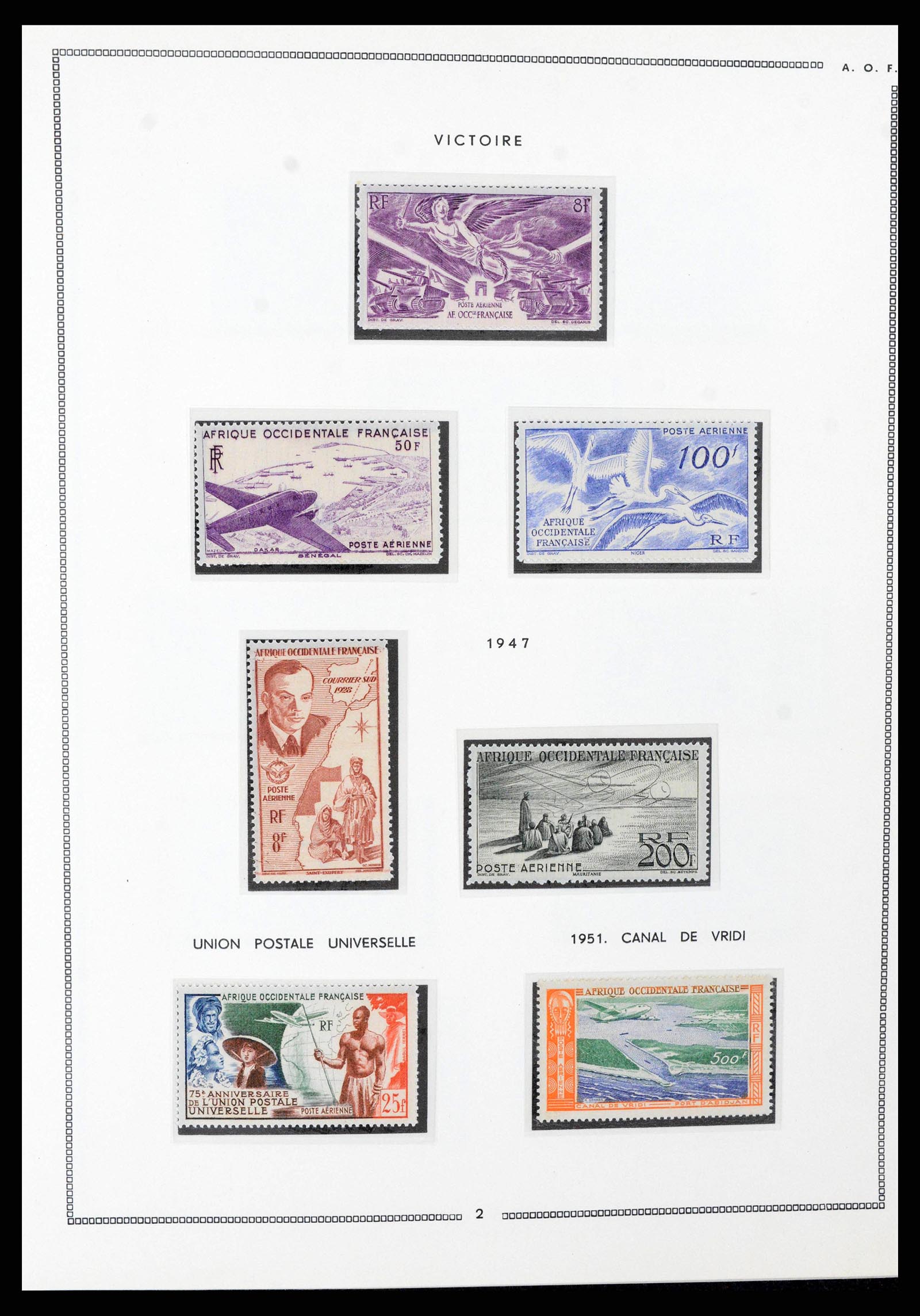 38385 0025 - Postzegelverzameling 38385 Franse koloniën superverzameling 1859-1975