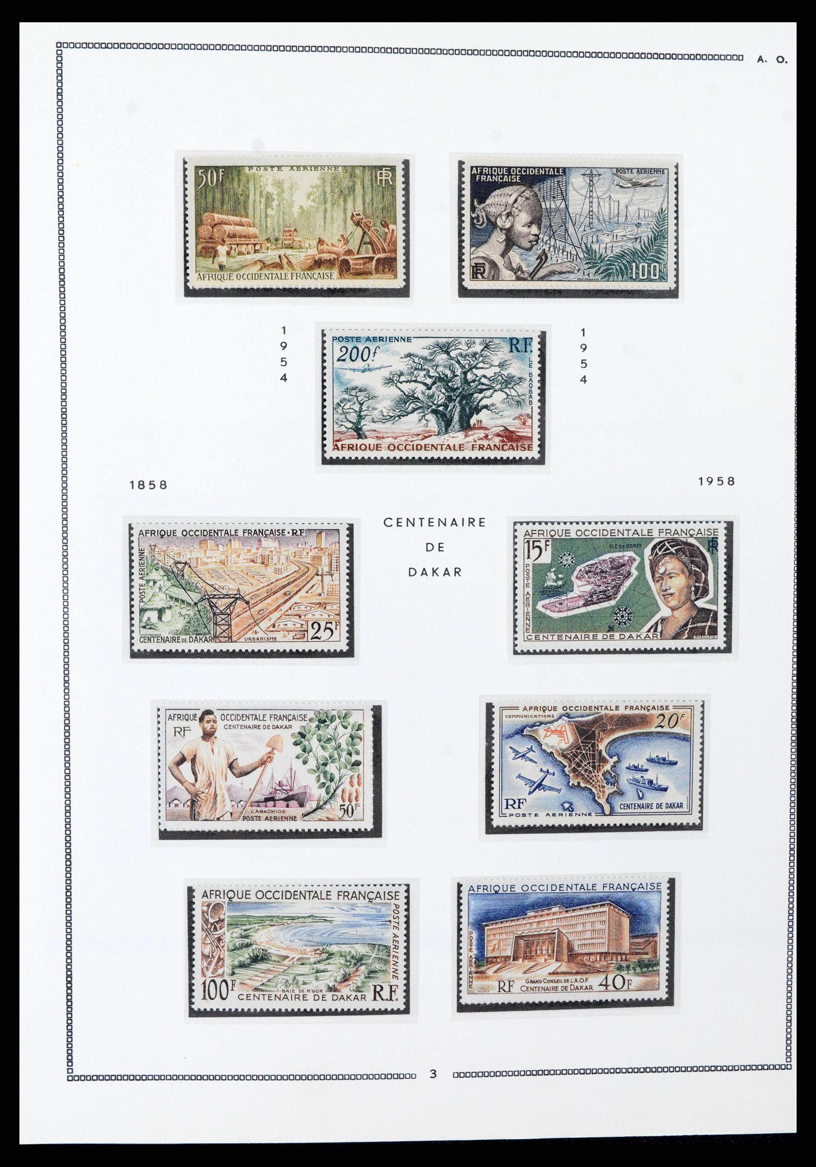 38385 0026 - Postzegelverzameling 38385 Franse koloniën superverzameling 1859-1975