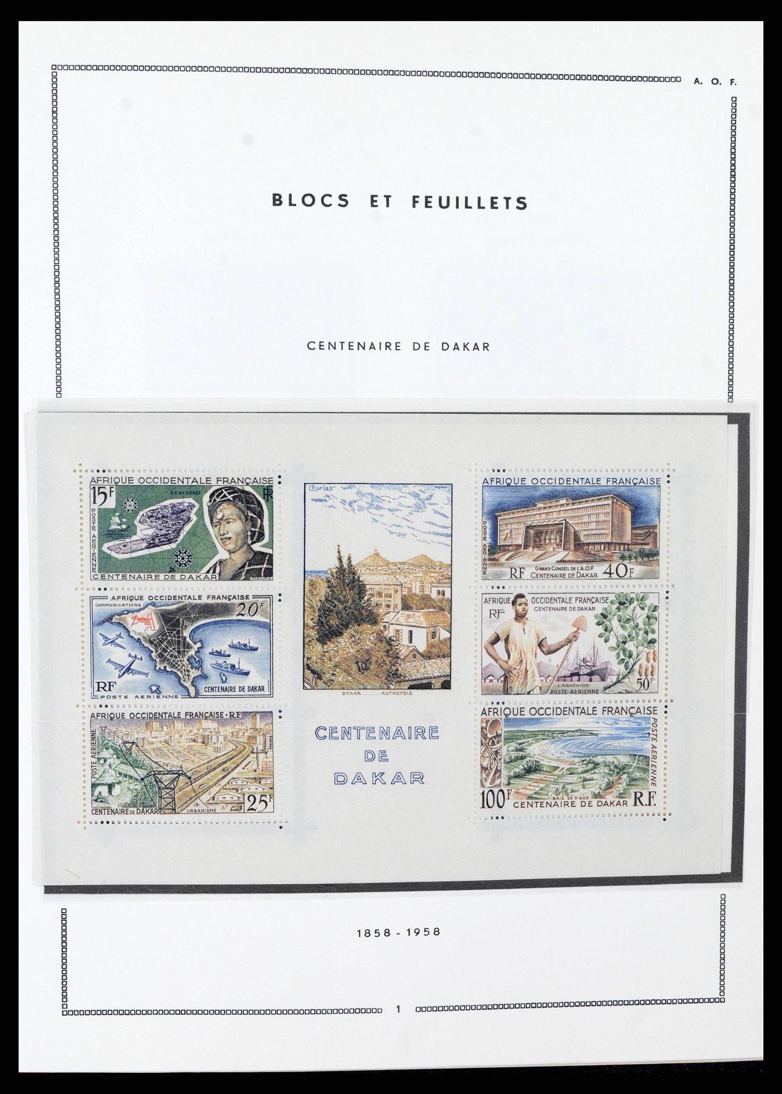 38385 0027 - Postzegelverzameling 38385 Franse koloniën superverzameling 1859-1975