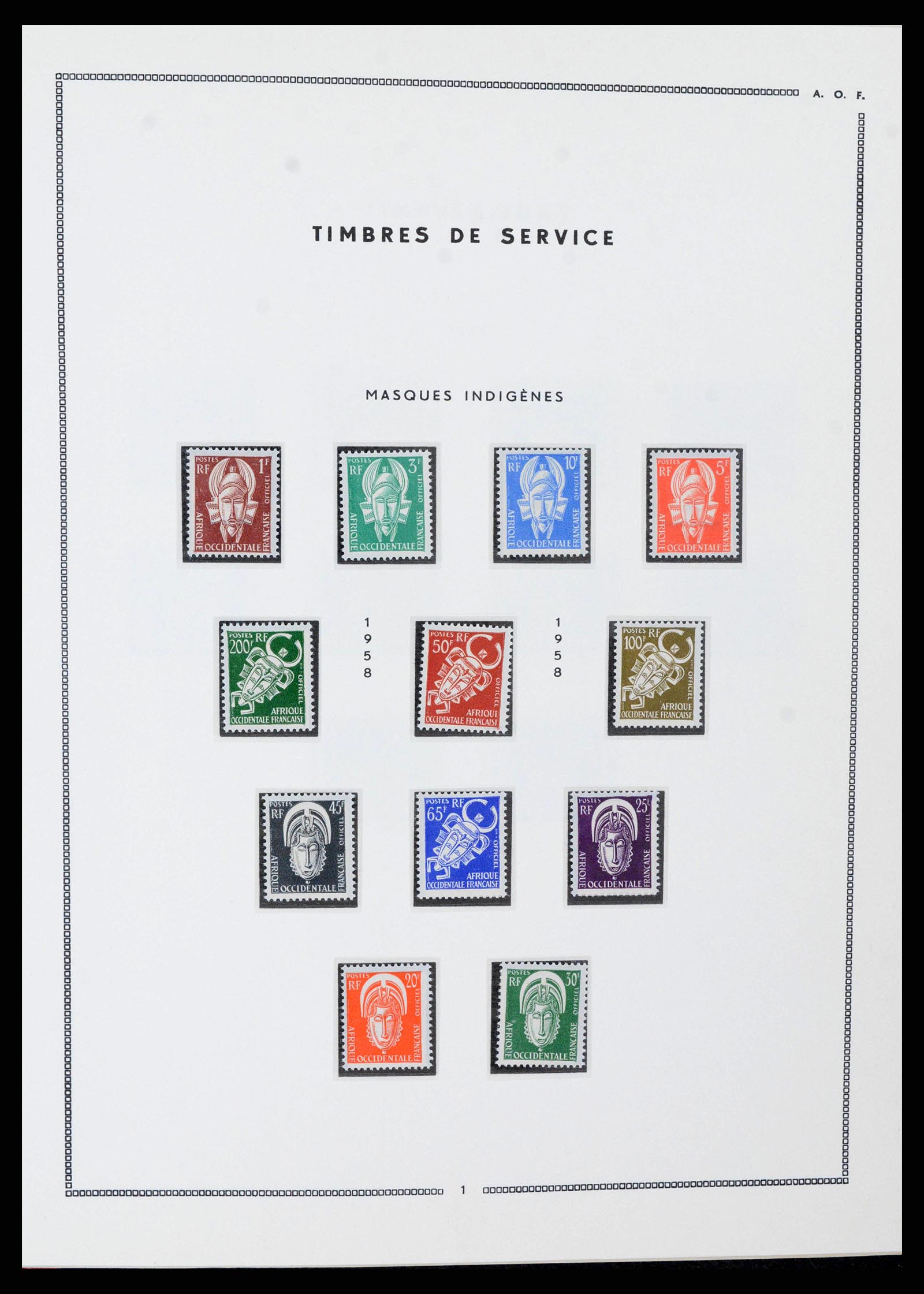 38385 0029 - Postzegelverzameling 38385 Franse koloniën superverzameling 1859-1975
