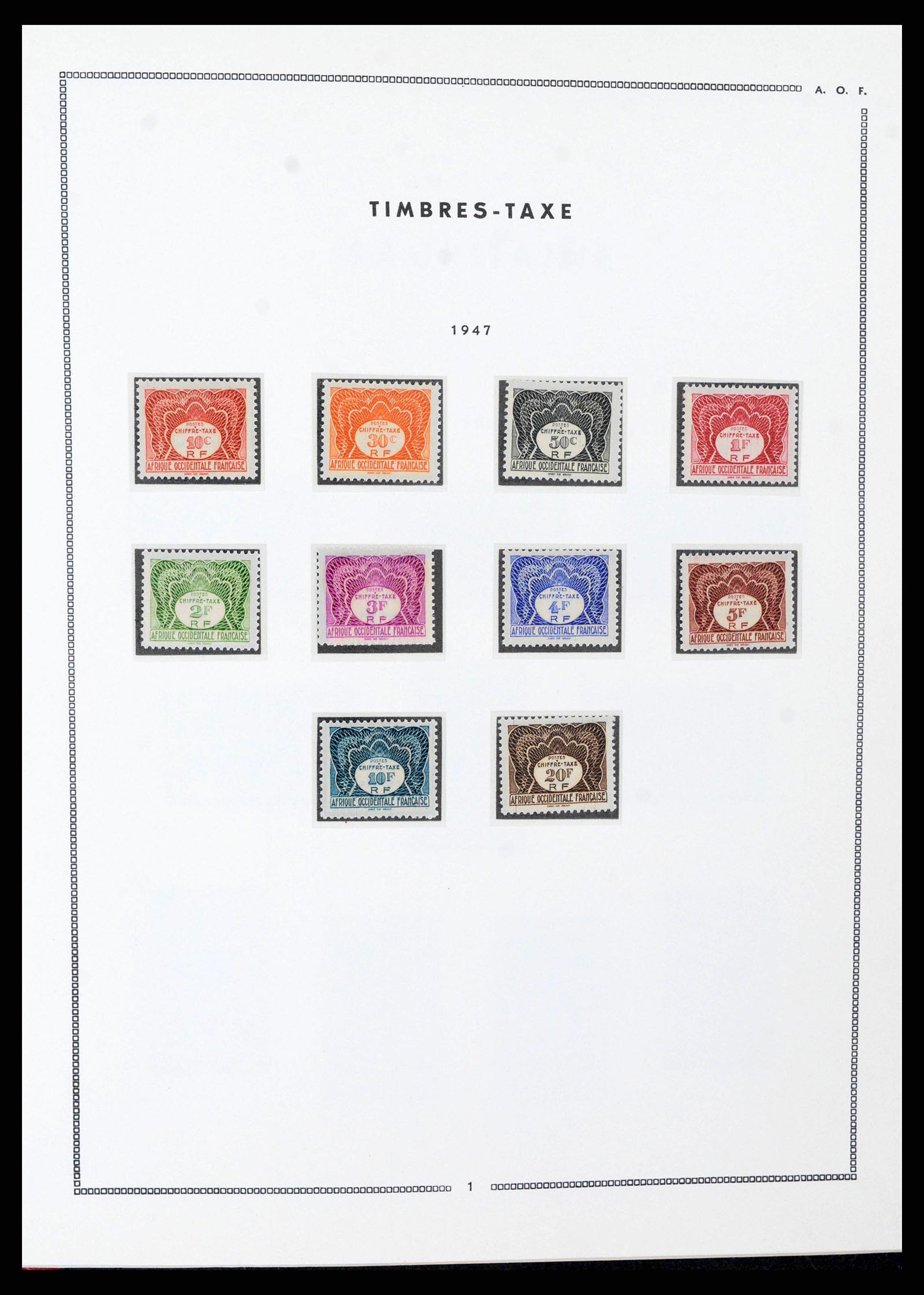 38385 0030 - Postzegelverzameling 38385 Franse koloniën superverzameling 1859-1975