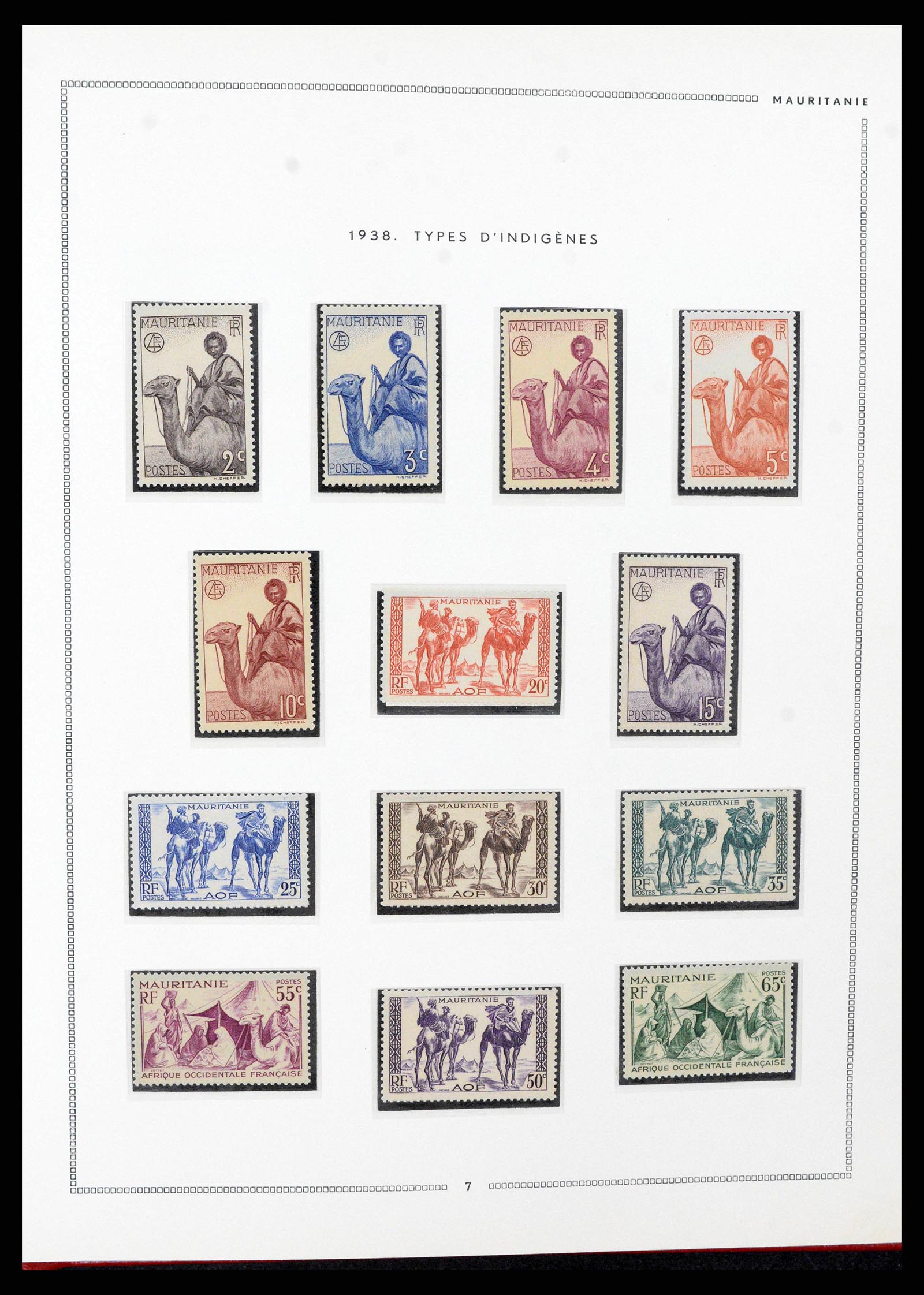 38385 0038 - Postzegelverzameling 38385 Franse koloniën superverzameling 1859-1975