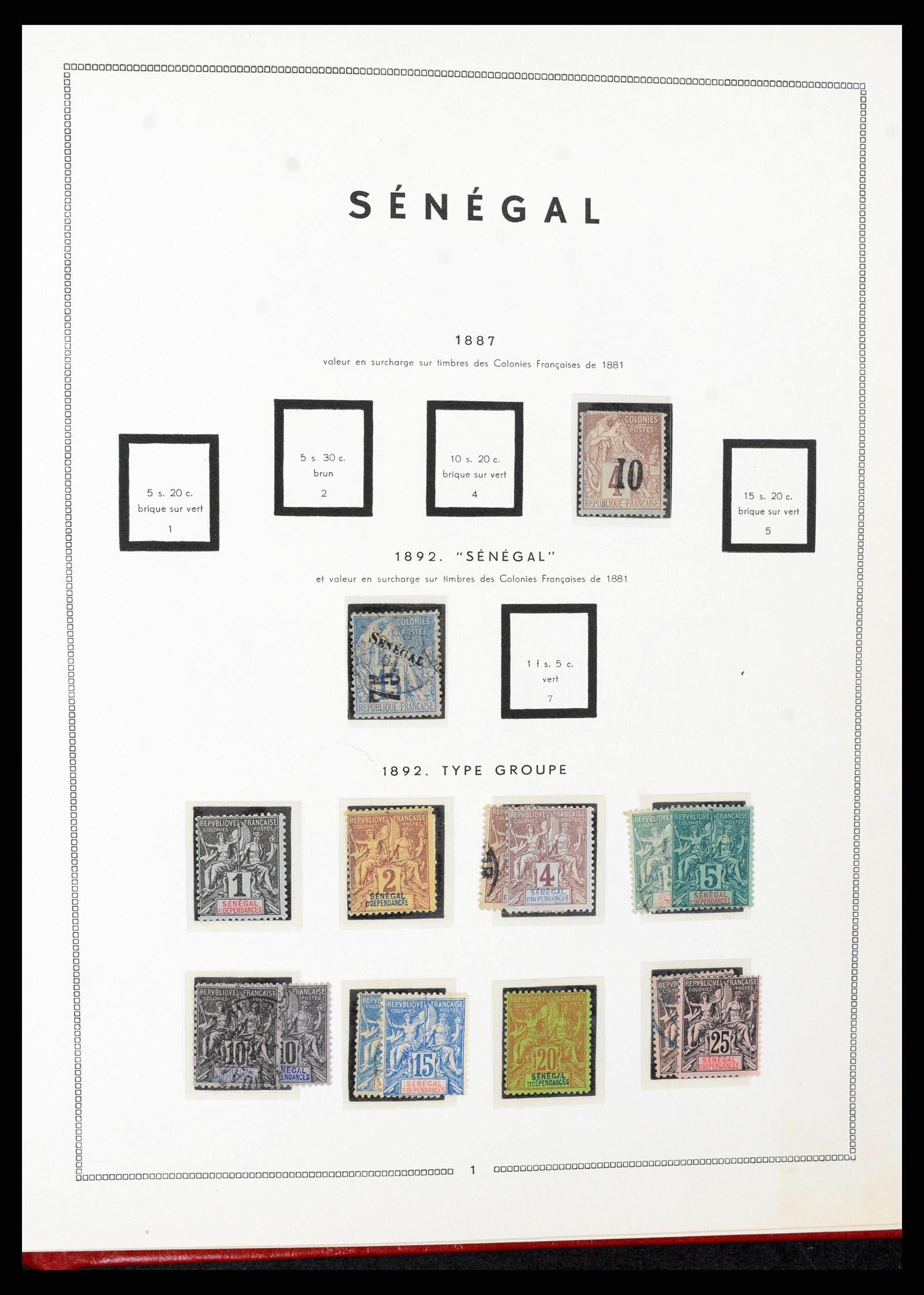 38385 0057 - Postzegelverzameling 38385 Franse koloniën superverzameling 1859-1975