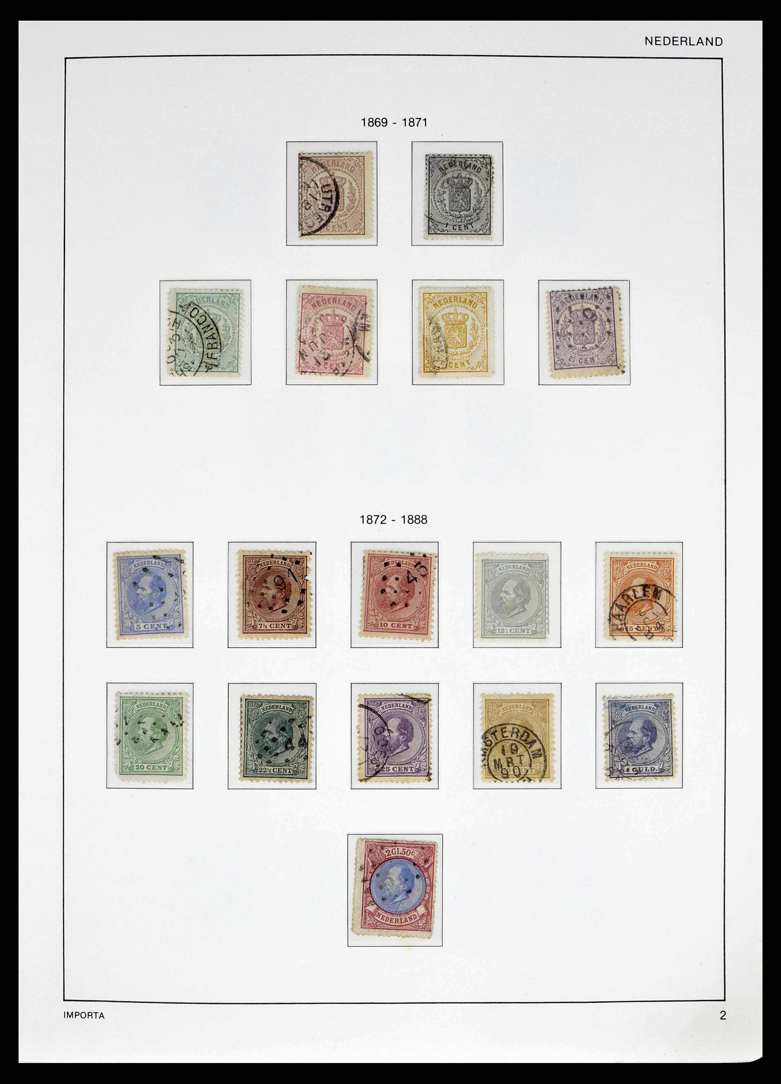 38387 0002 - Postzegelverzameling 38387 Nederland 1852-1979.