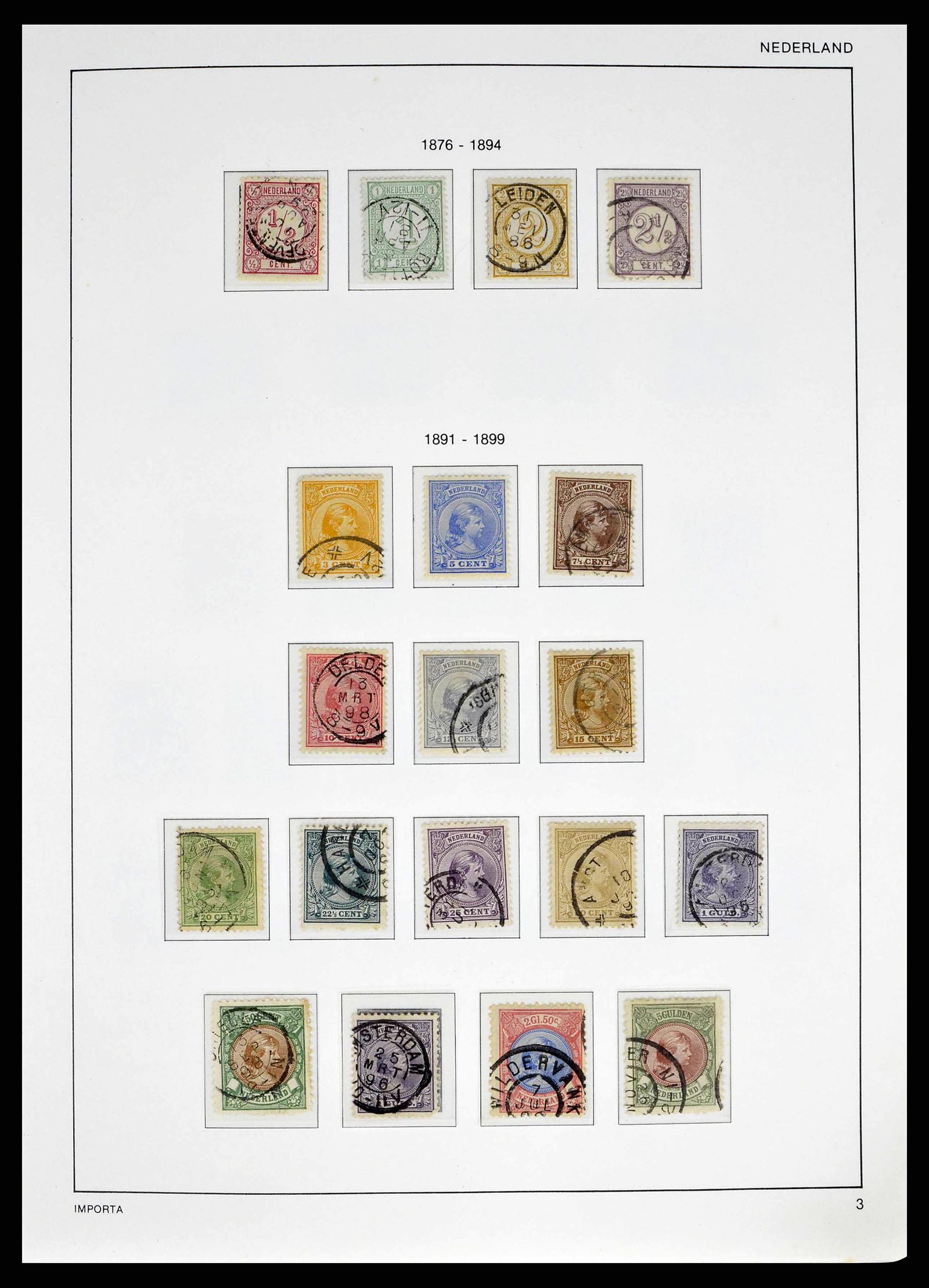 38387 0003 - Postzegelverzameling 38387 Nederland 1852-1979.