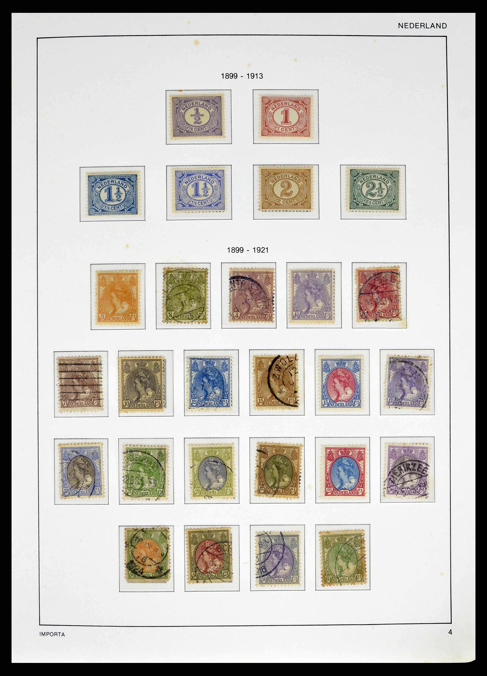 38387 0004 - Postzegelverzameling 38387 Nederland 1852-1979.