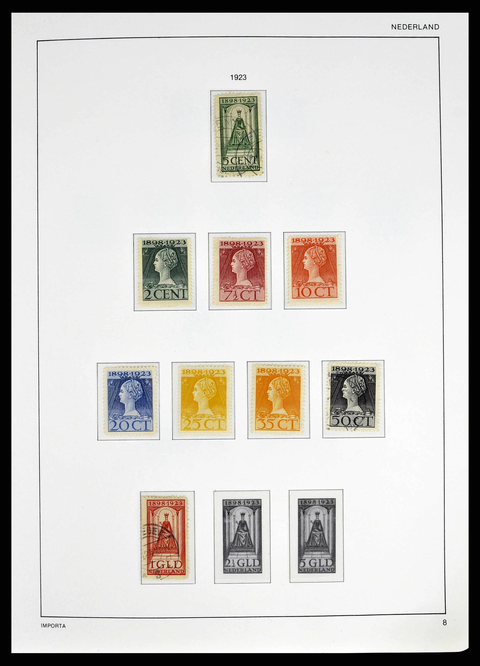 38387 0009 - Postzegelverzameling 38387 Nederland 1852-1979.