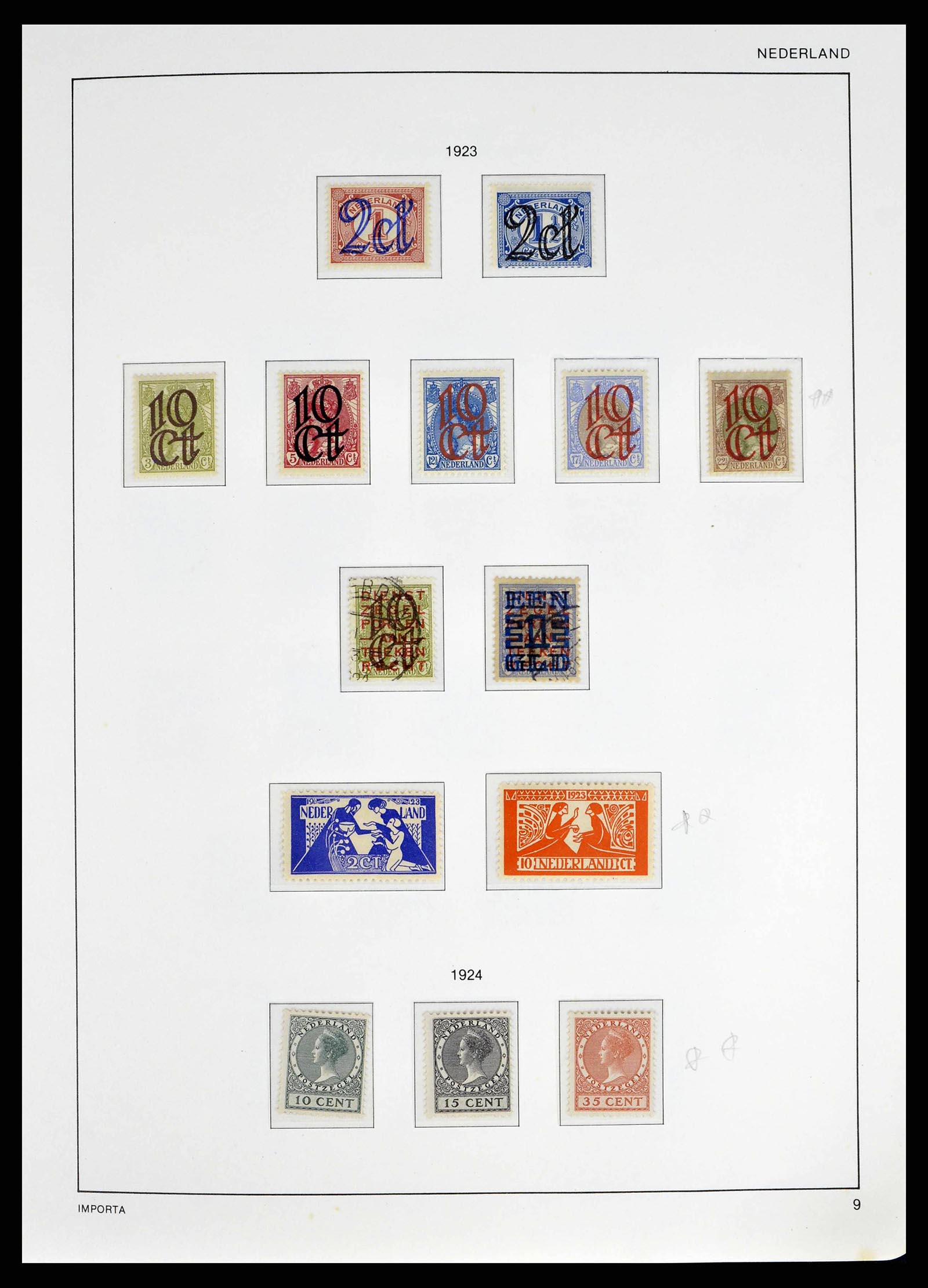 38387 0010 - Postzegelverzameling 38387 Nederland 1852-1979.