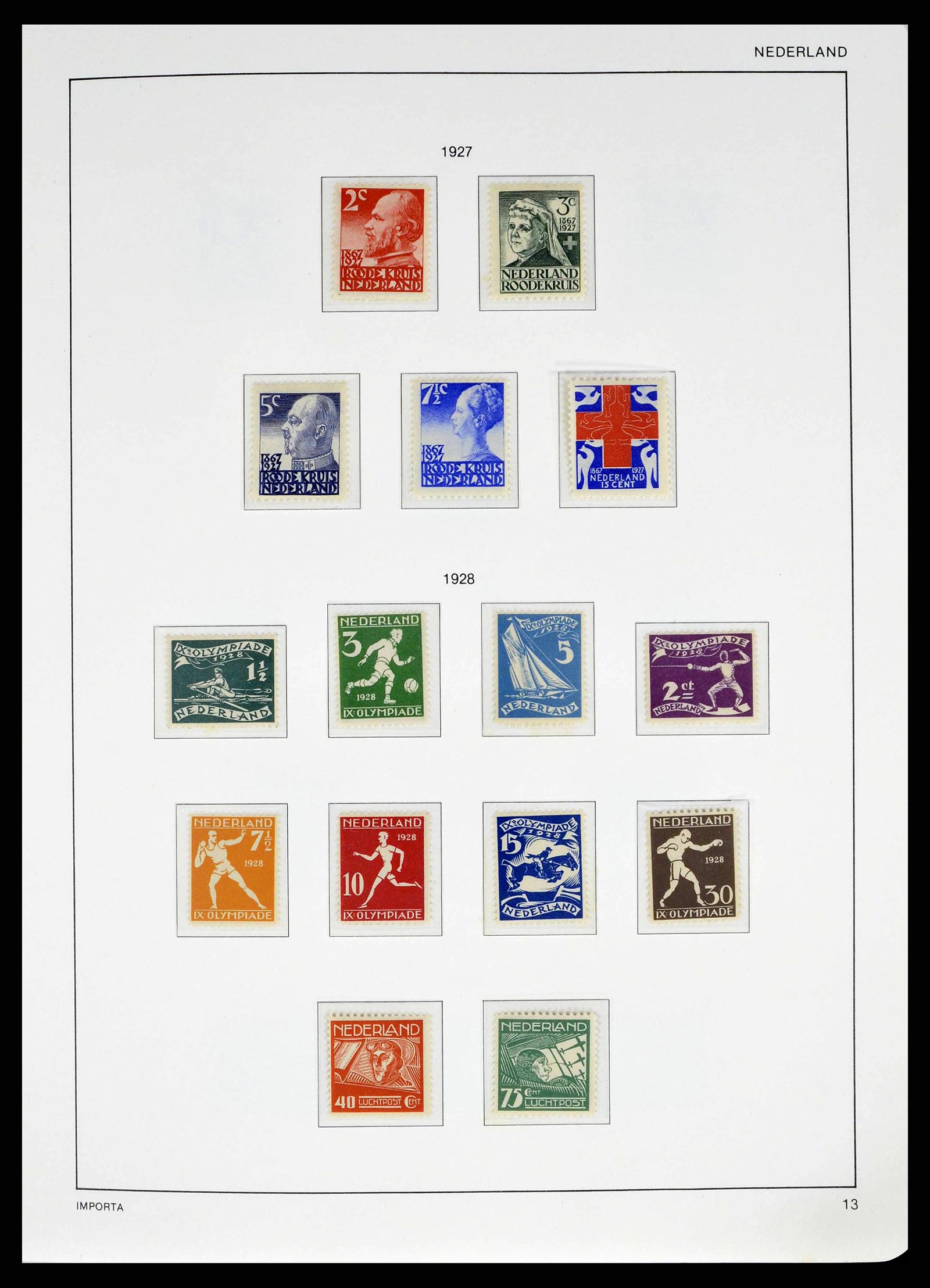 38387 0014 - Postzegelverzameling 38387 Nederland 1852-1979.