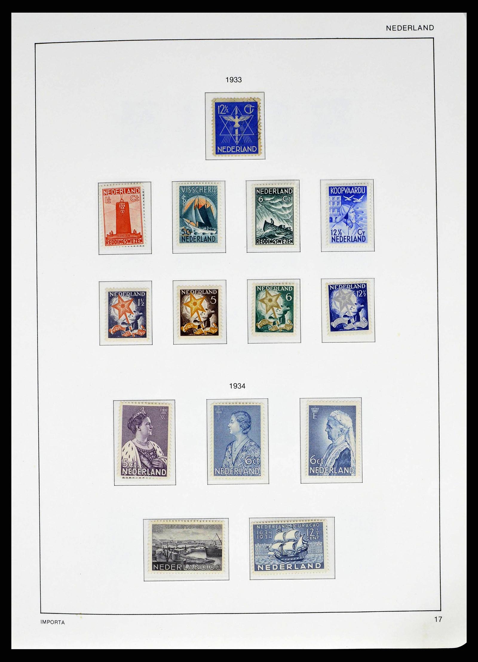 38387 0018 - Postzegelverzameling 38387 Nederland 1852-1979.