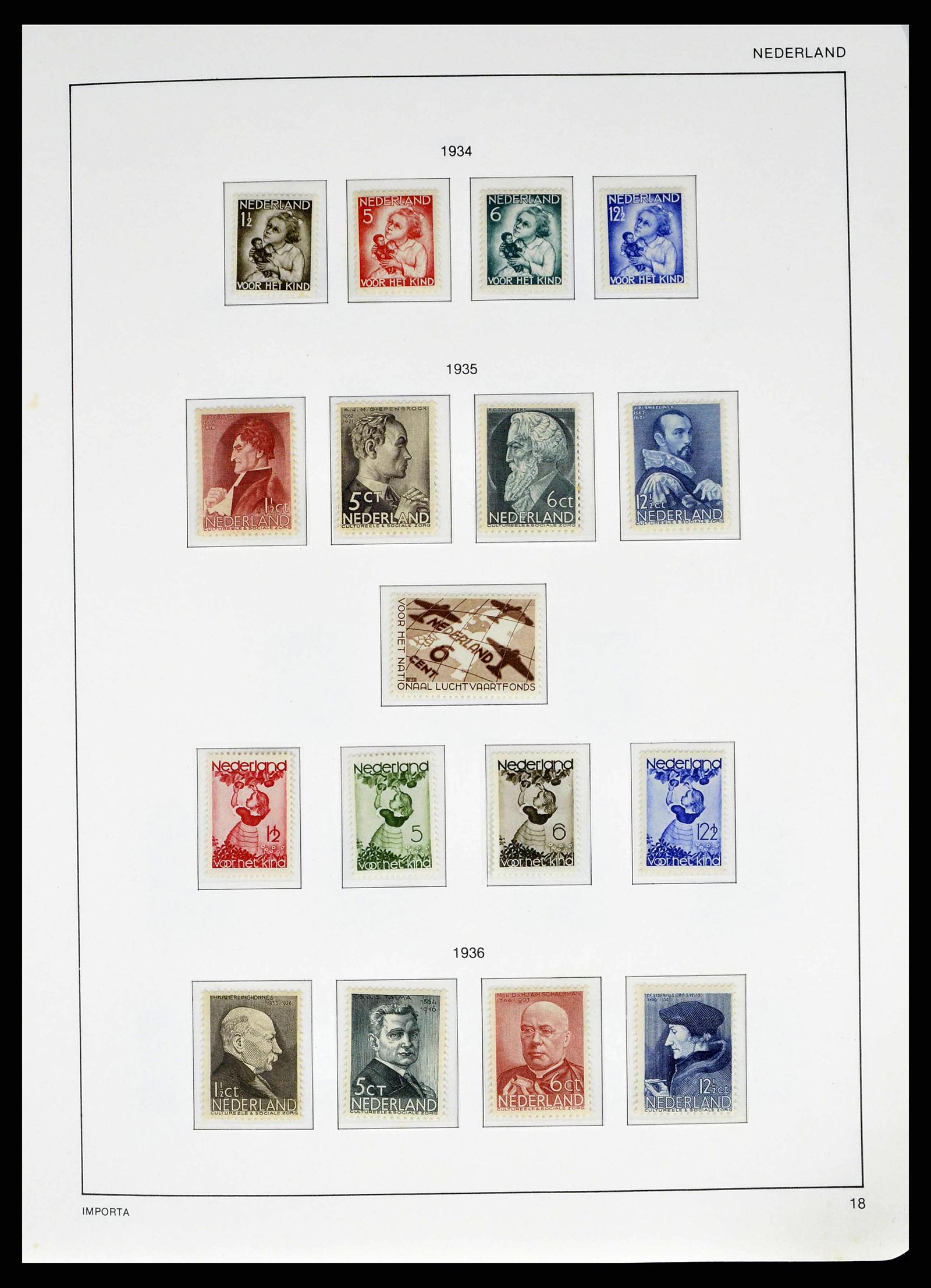 38387 0019 - Postzegelverzameling 38387 Nederland 1852-1979.