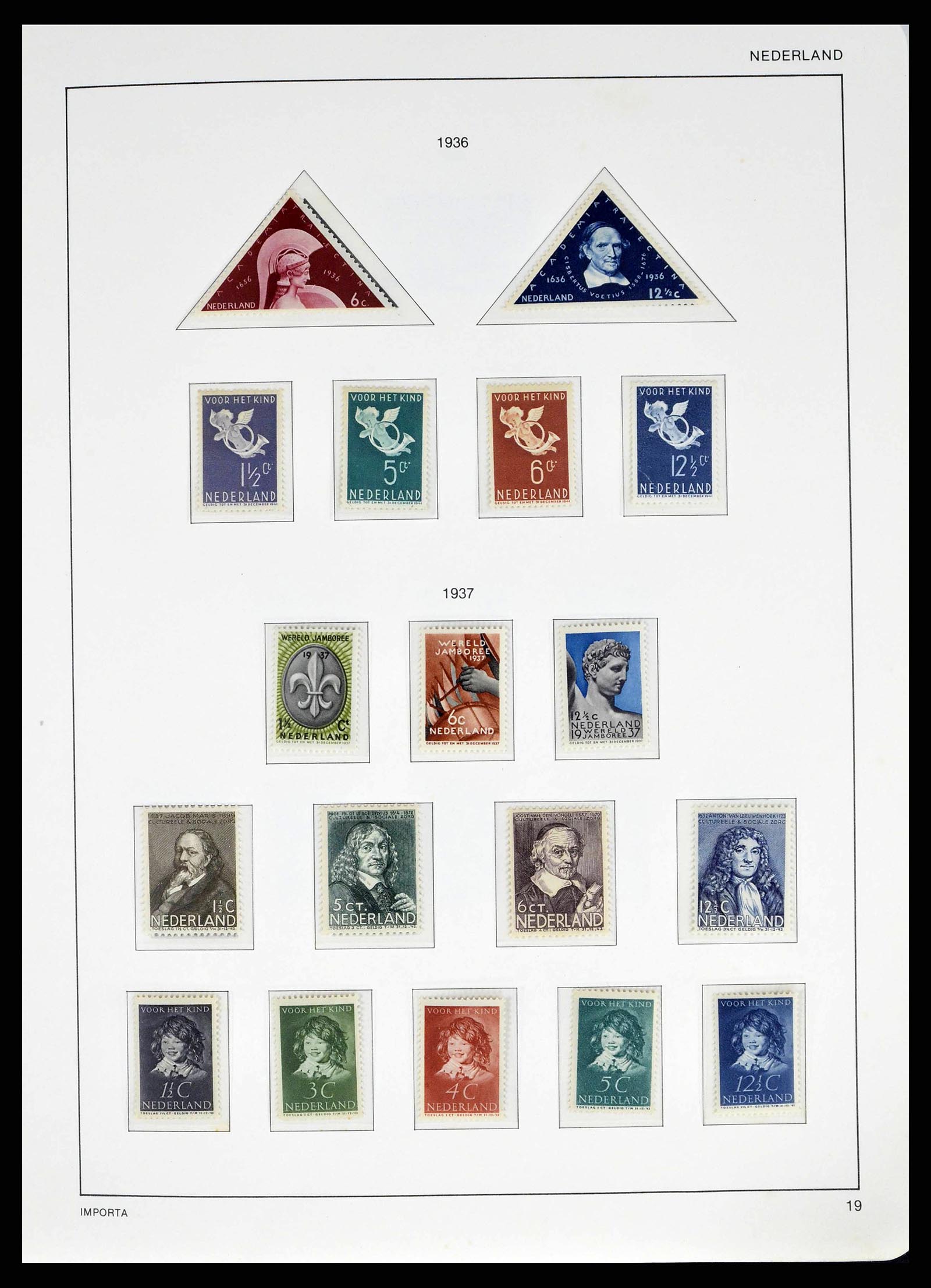 38387 0020 - Postzegelverzameling 38387 Nederland 1852-1979.