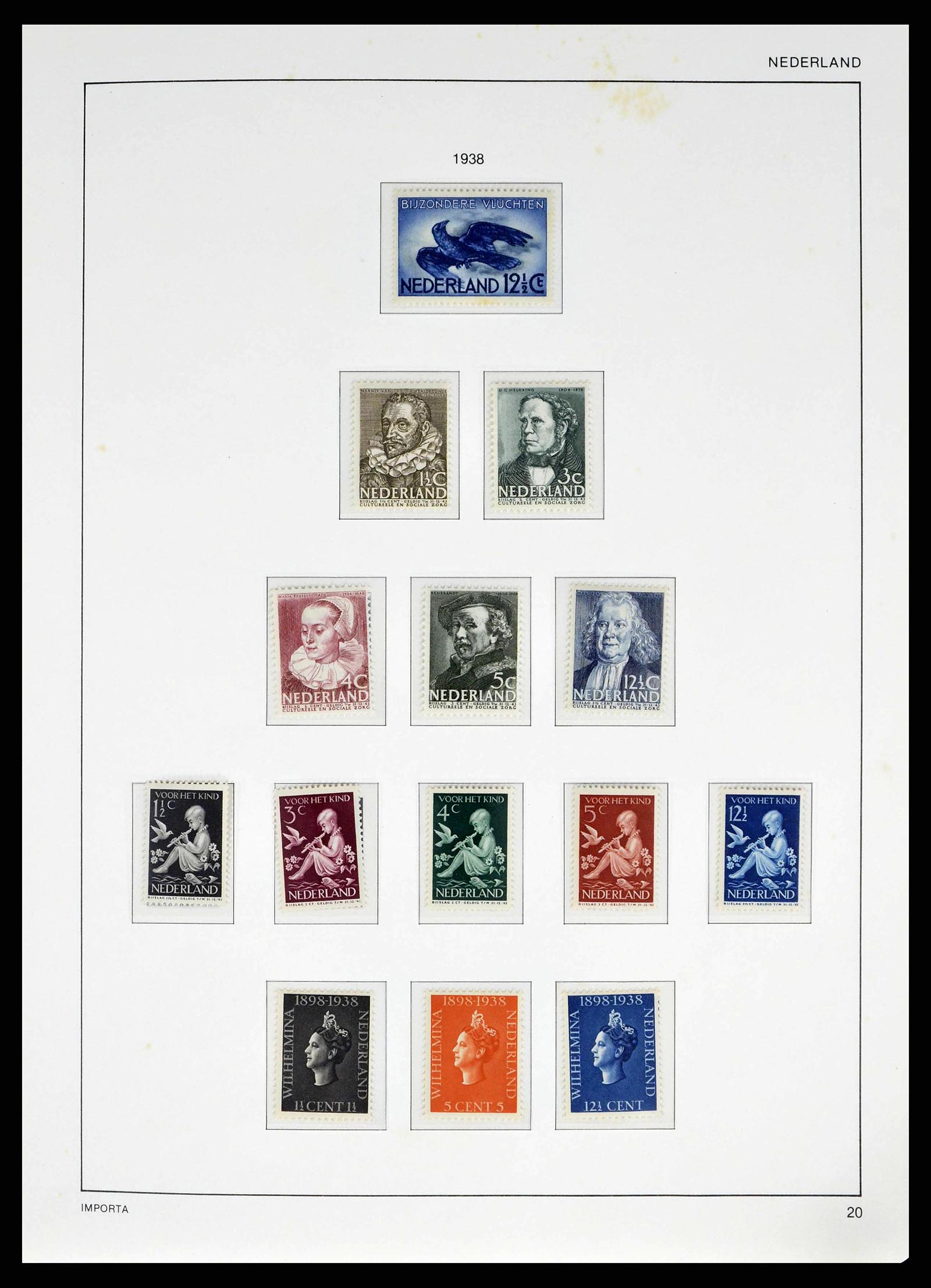 38387 0021 - Postzegelverzameling 38387 Nederland 1852-1979.