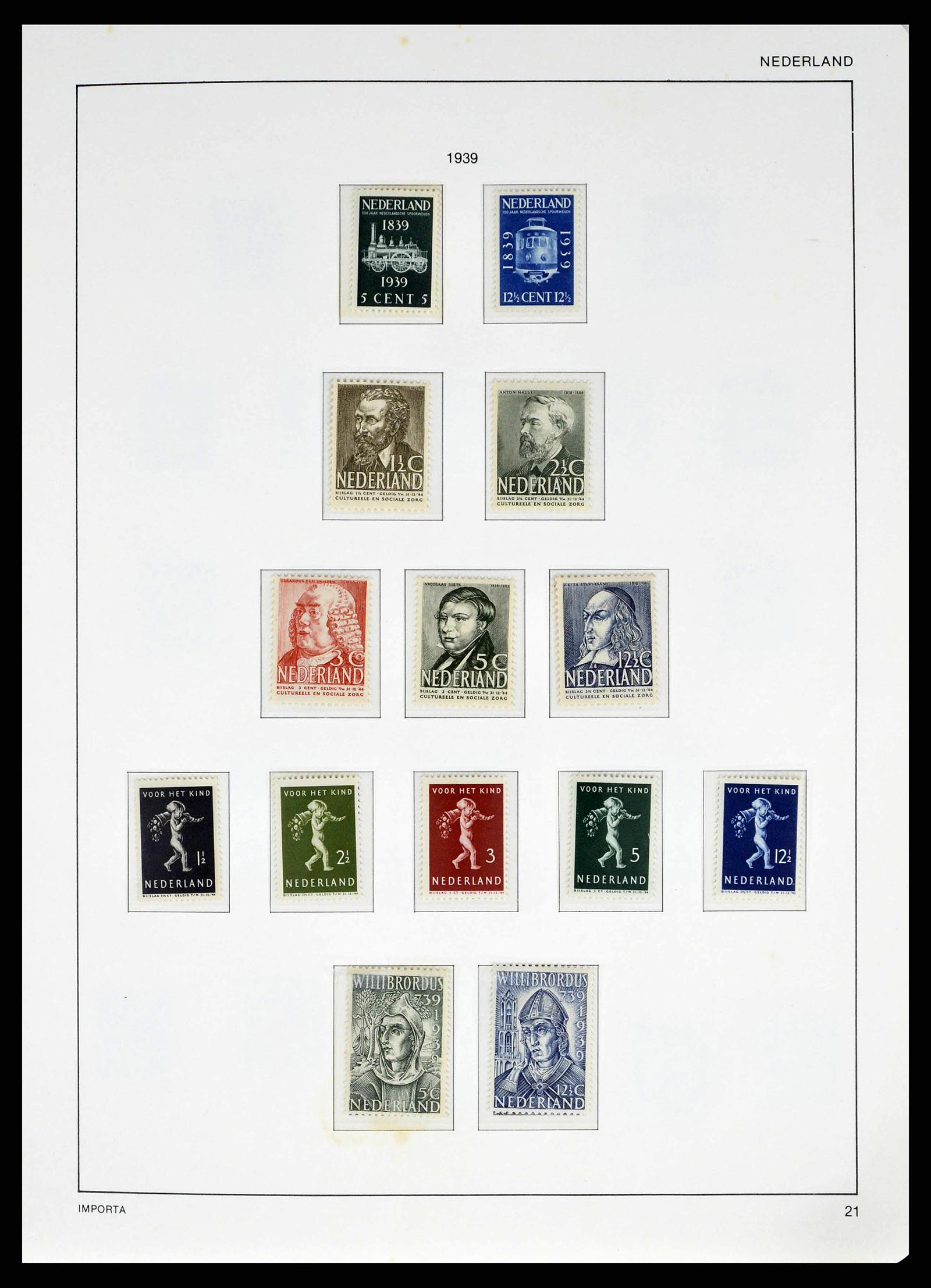 38387 0022 - Postzegelverzameling 38387 Nederland 1852-1979.