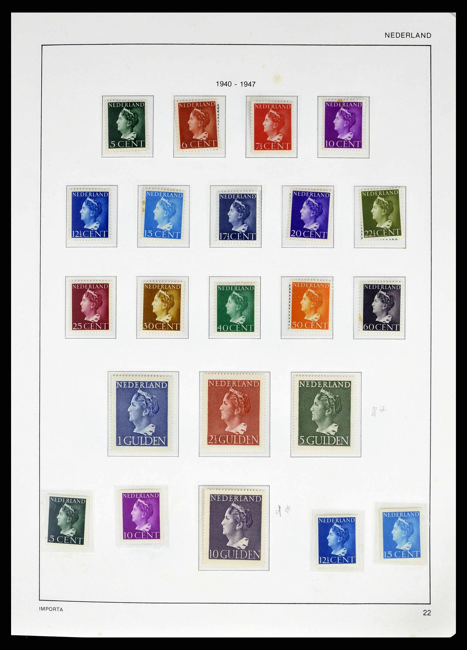 38387 0023 - Postzegelverzameling 38387 Nederland 1852-1979.